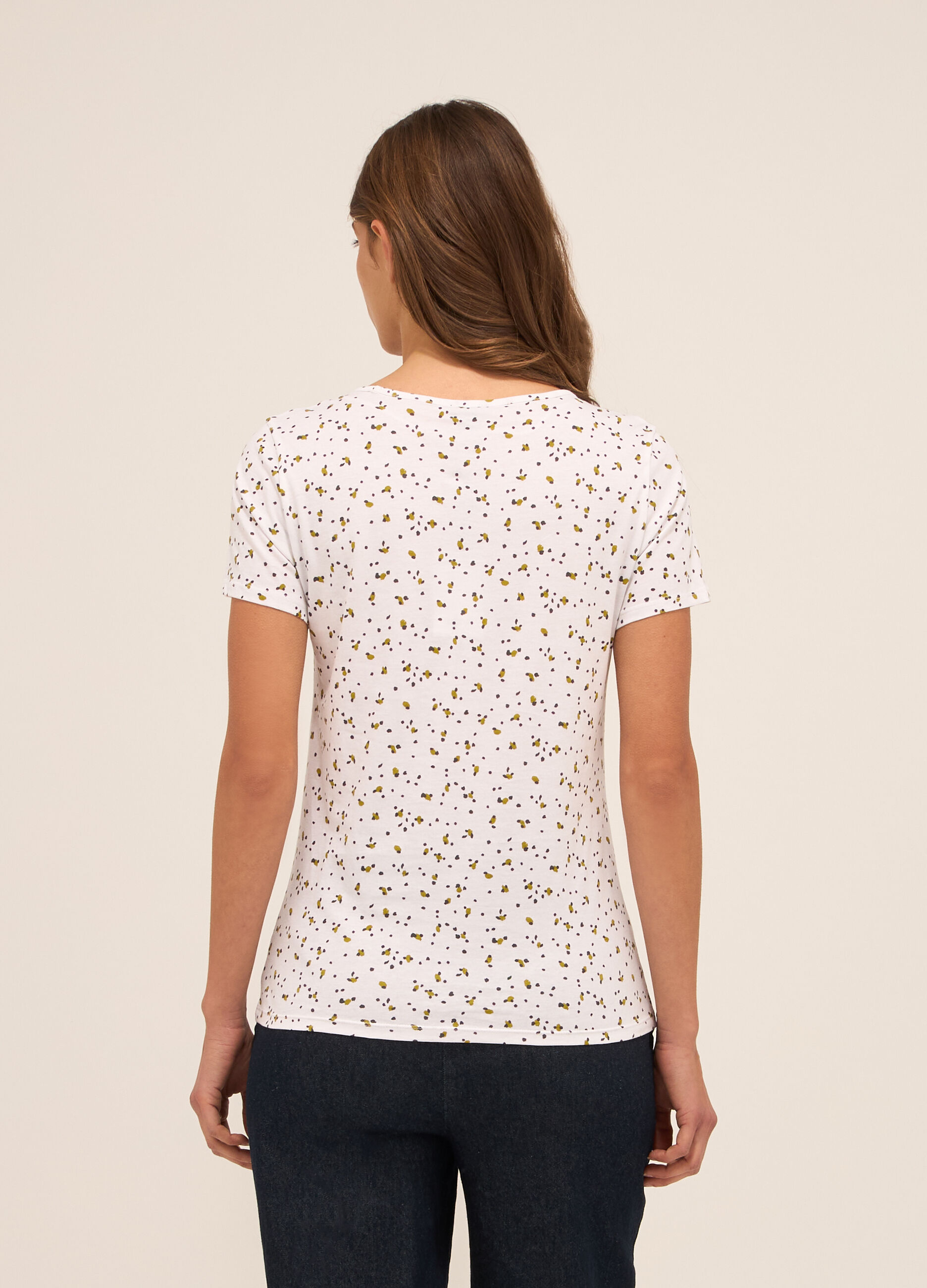 T-shirt in puro cotone donna_1