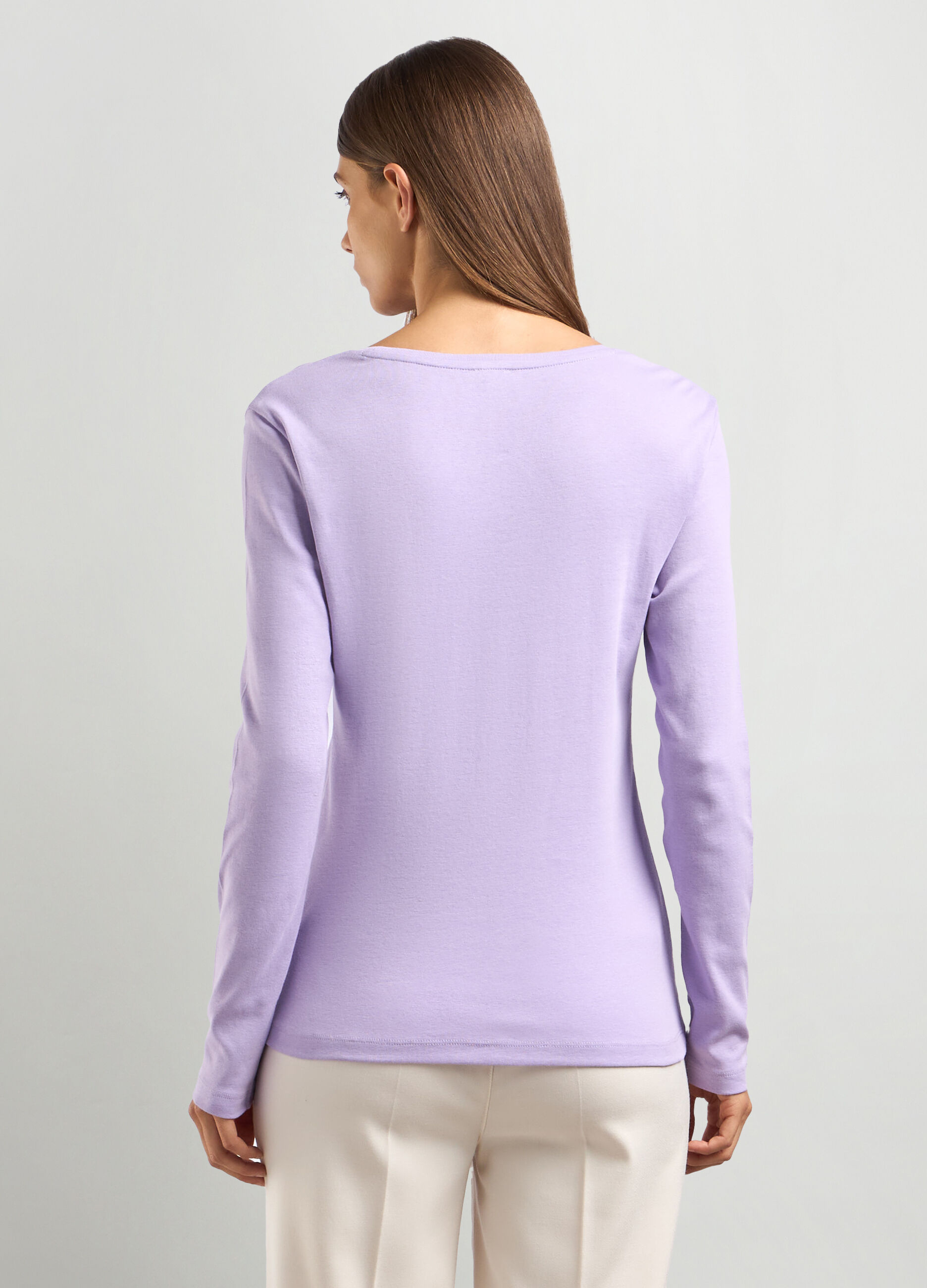 T-shirt in puro cotone donna_1
