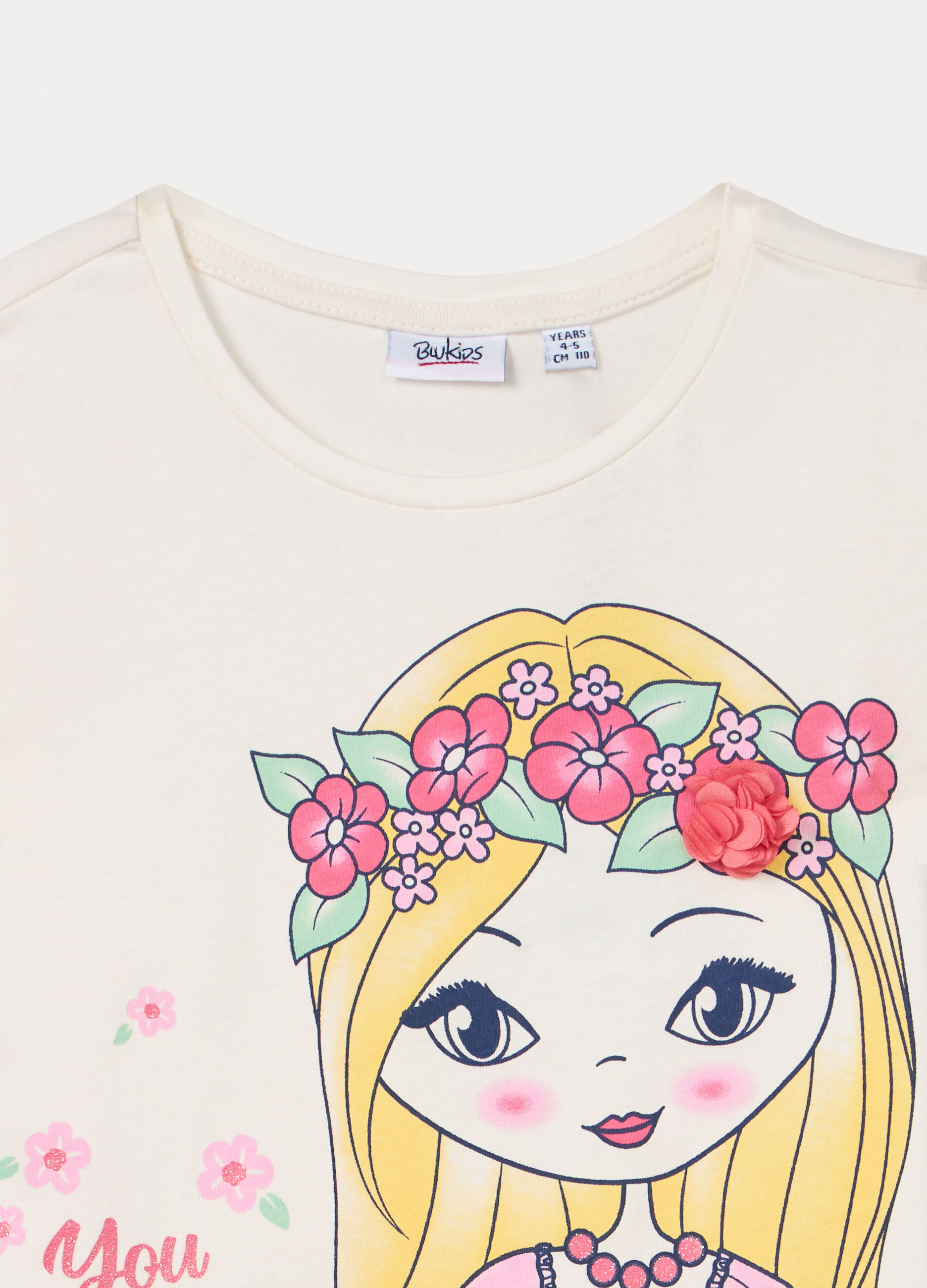 T-shirt in jersey di puro cotone bambina_2