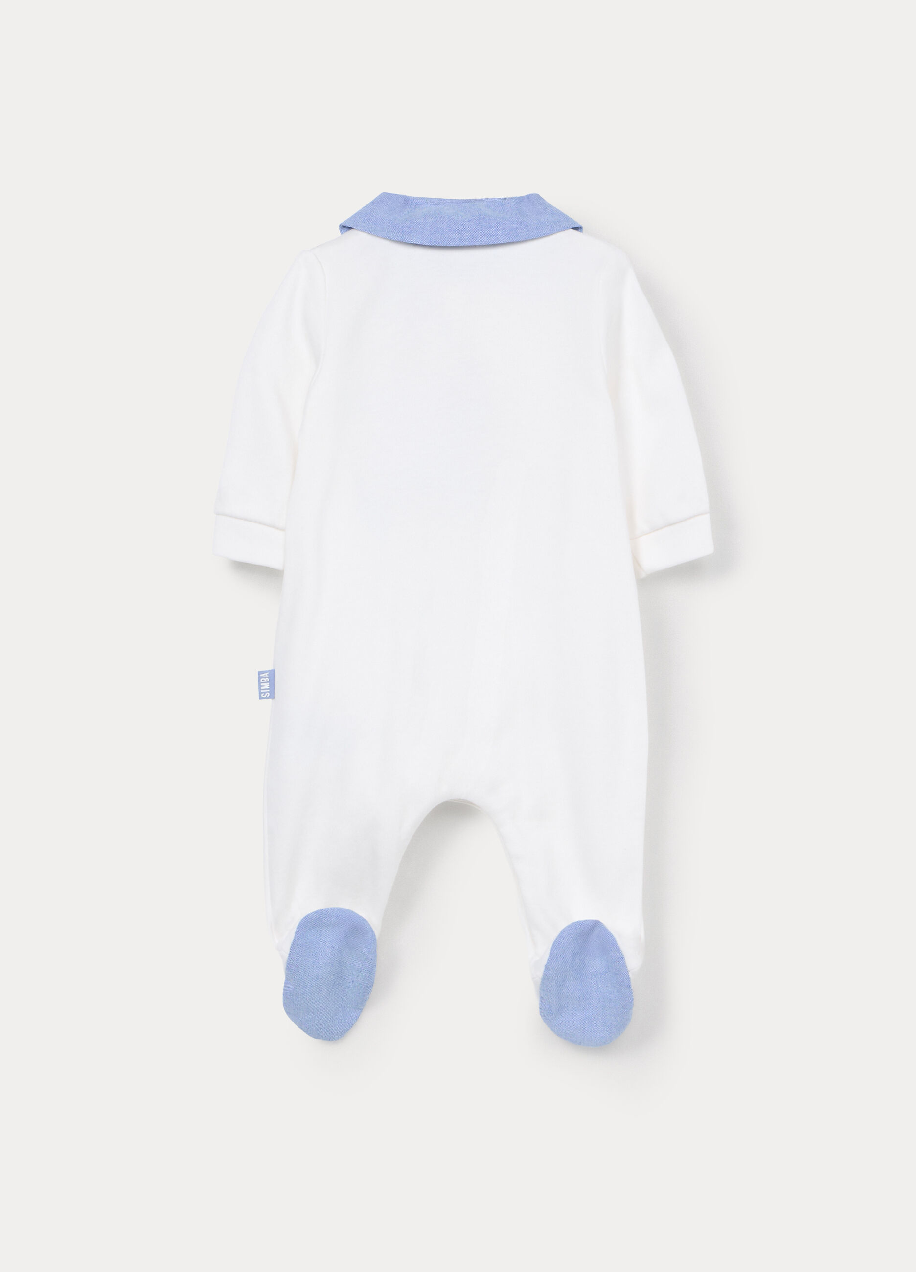 Tutina Disney in interlock di puro cotone neonato_1