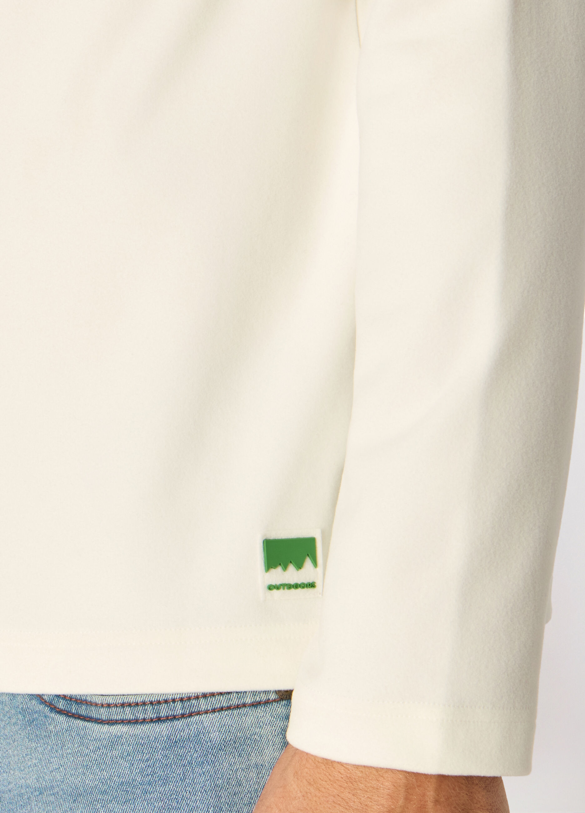 Felpa lupetto in pile uomo_2