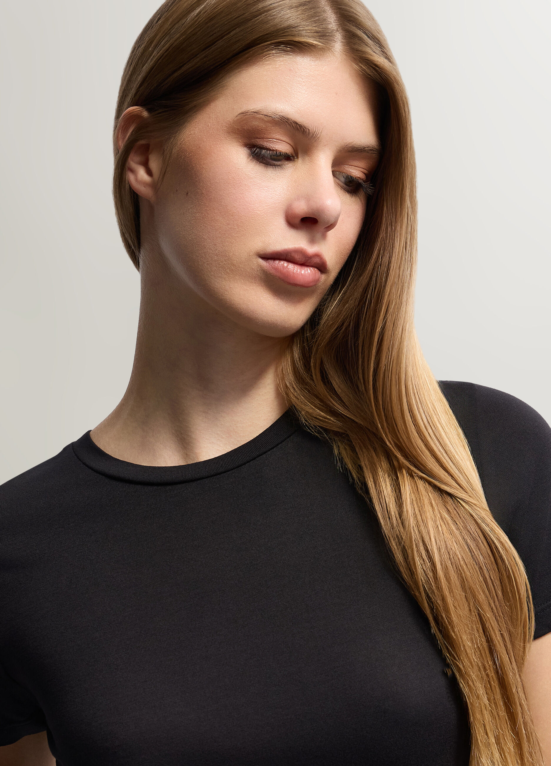 T-shirt girocollo donna_2