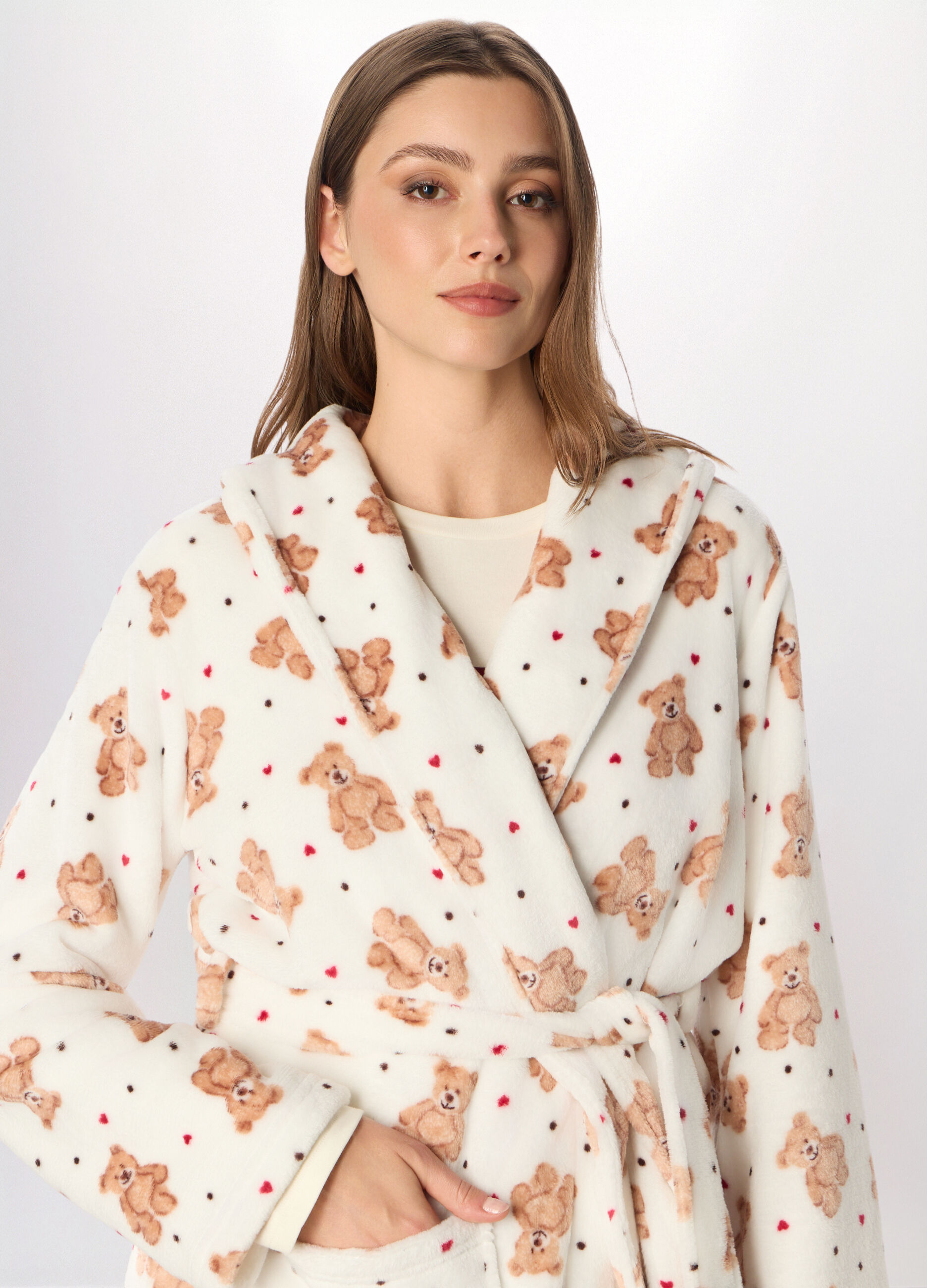 Vestaglia in coral fleece donna_2