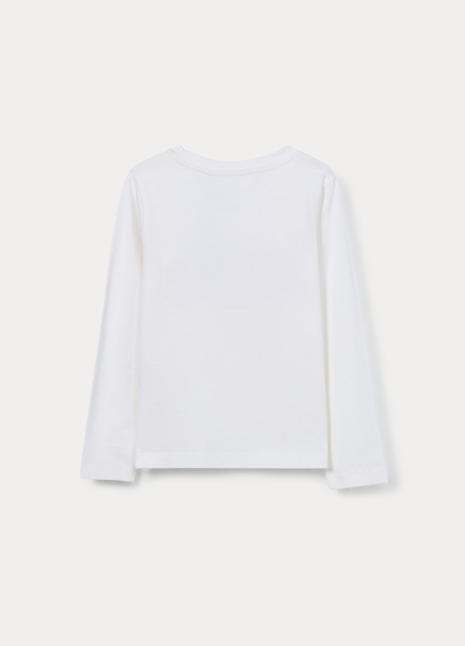 T-shirt in jersey di puro cotone bambina_1