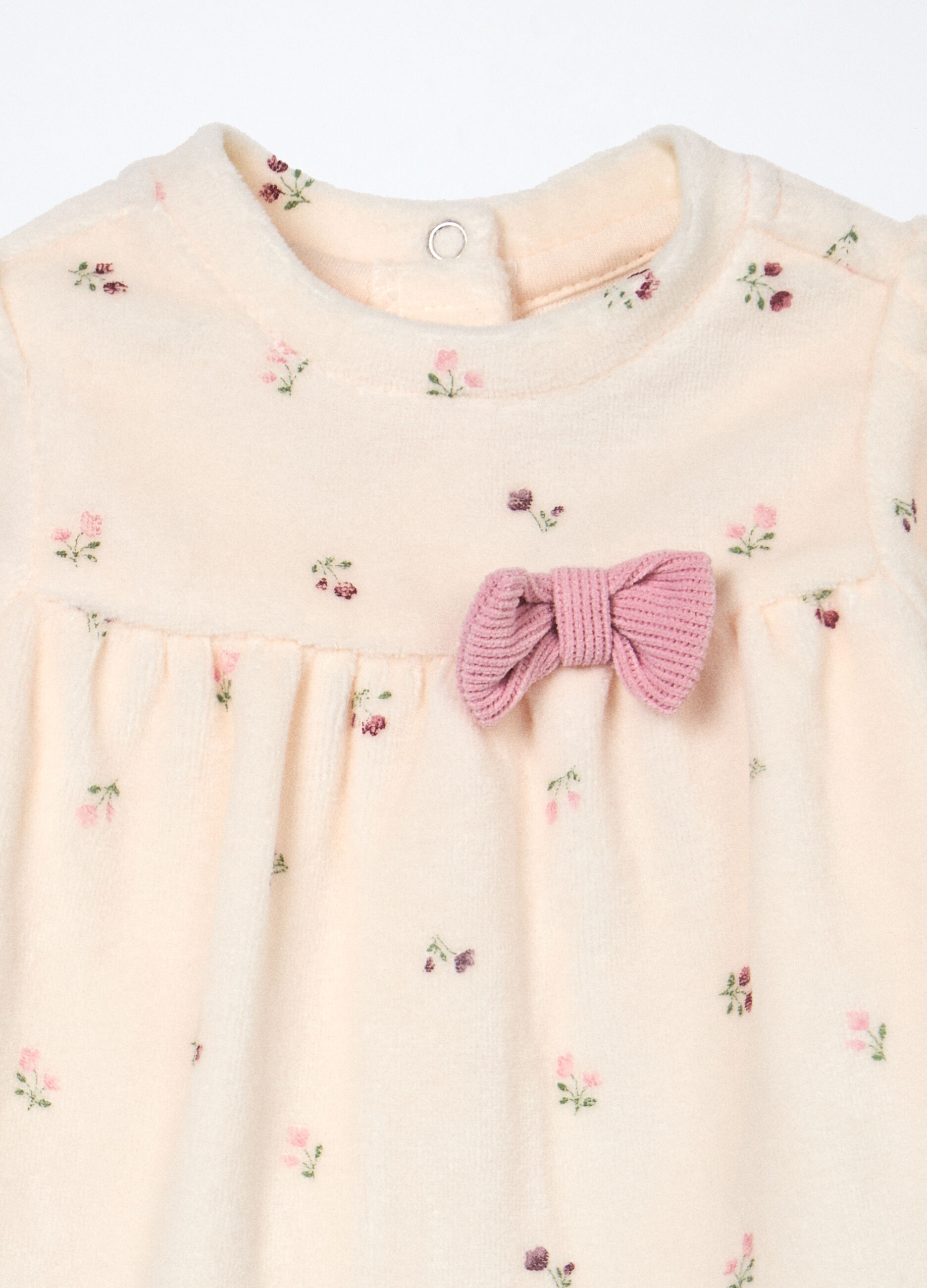 Set misto cotone velour neonata_2