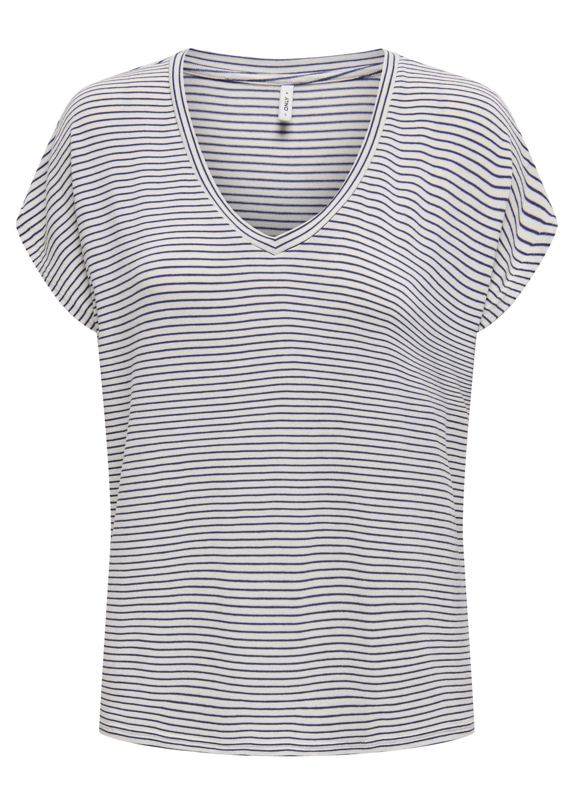 T-shirt con scollo a V donna_0