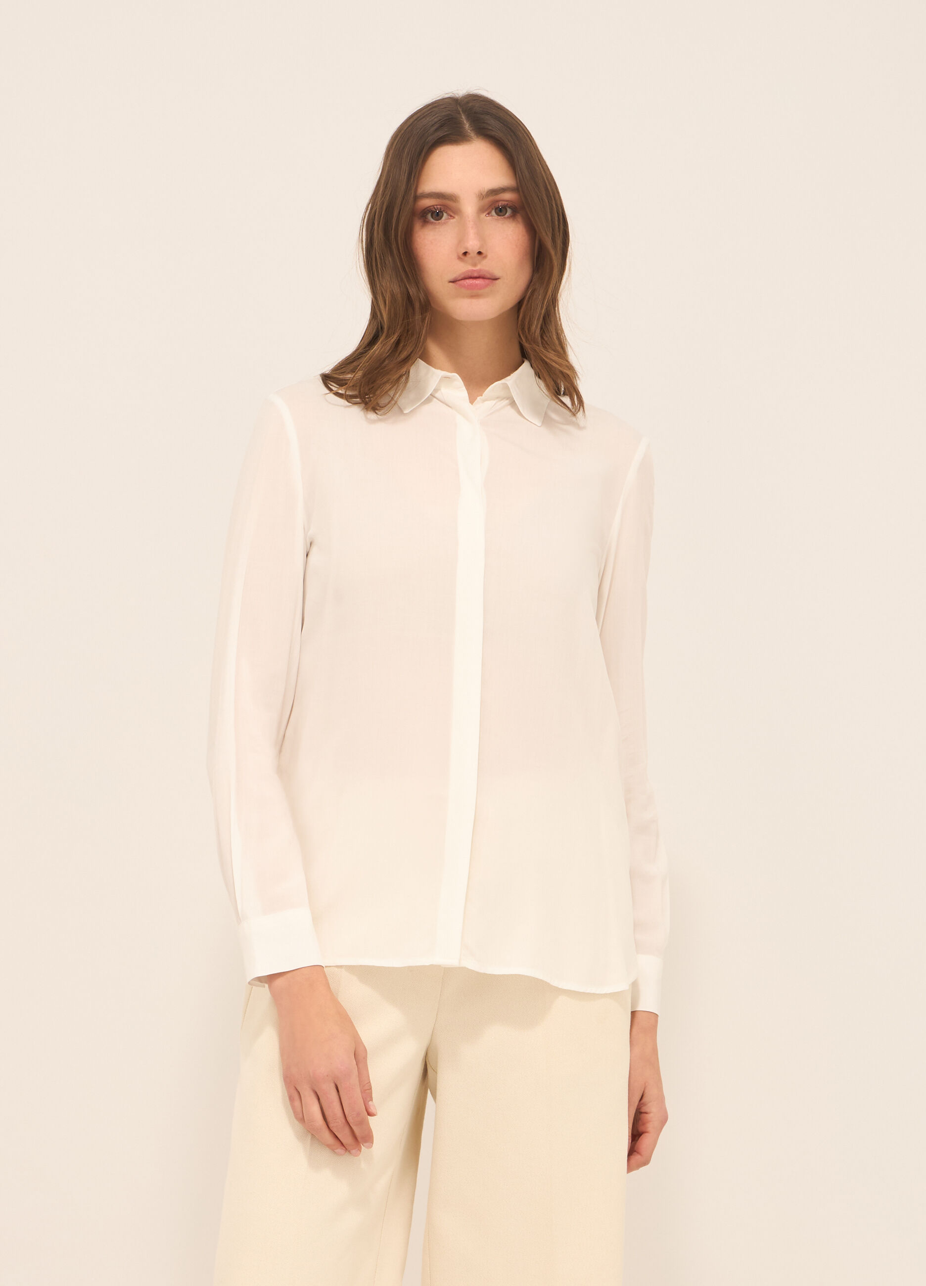 Camicia in pura viscosa donna_0