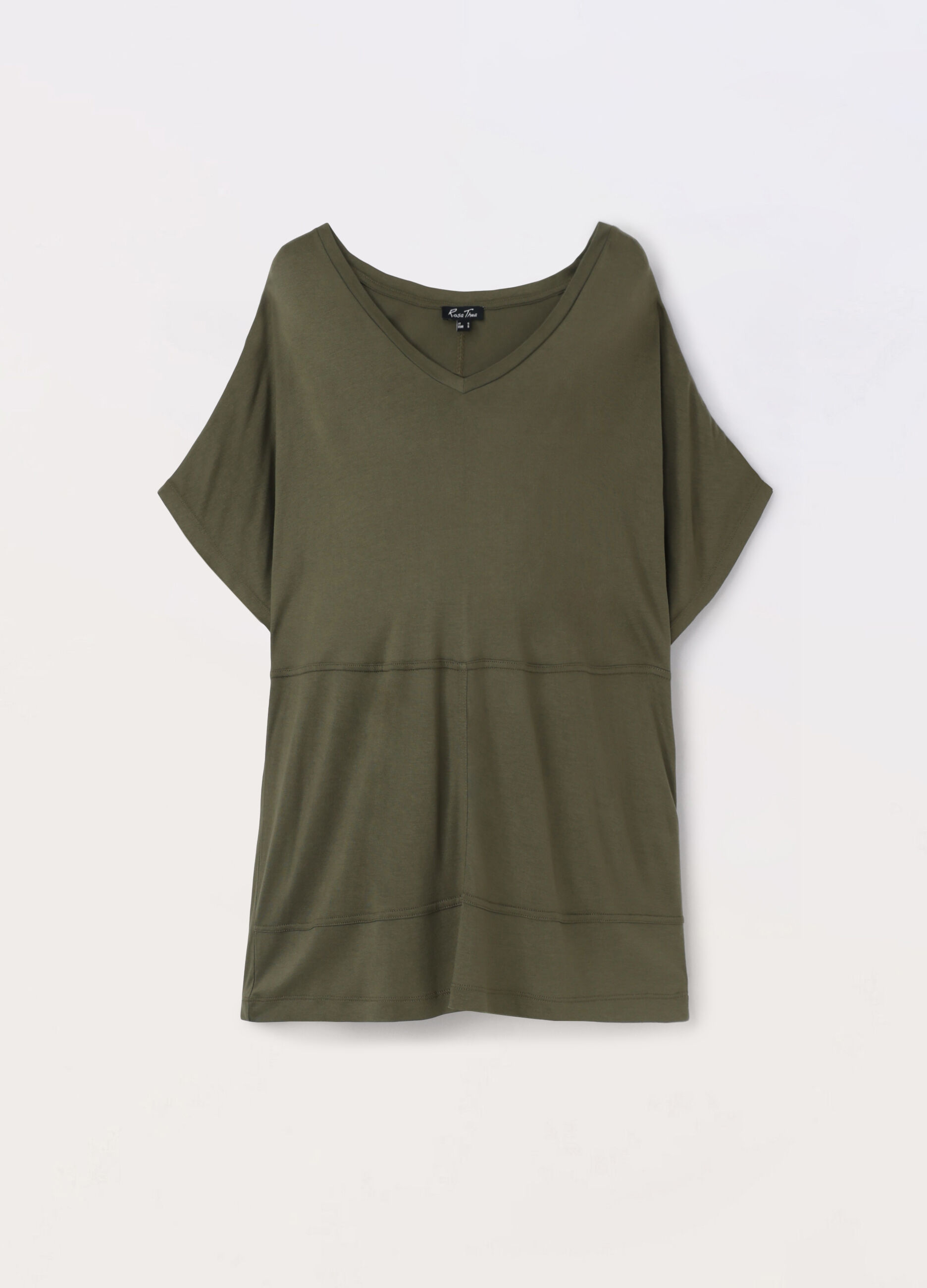 T-shirt in jersey di pura viscosa donna curvy_0