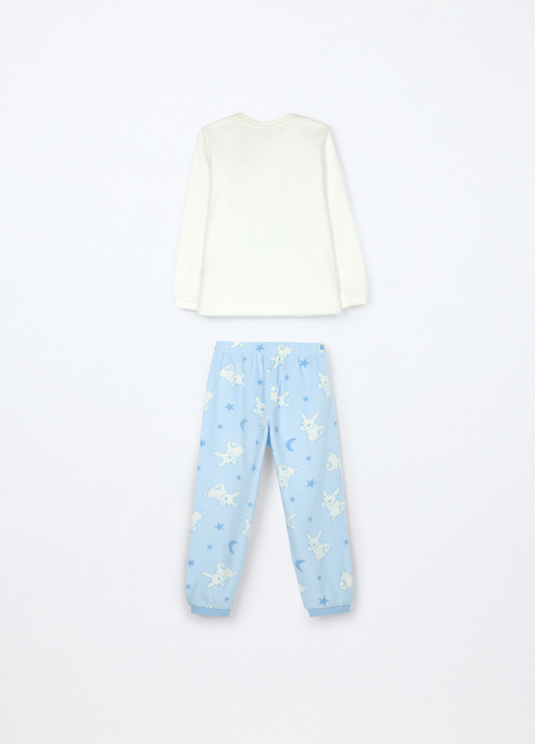 Set pigiama lungo in pile bambina_1