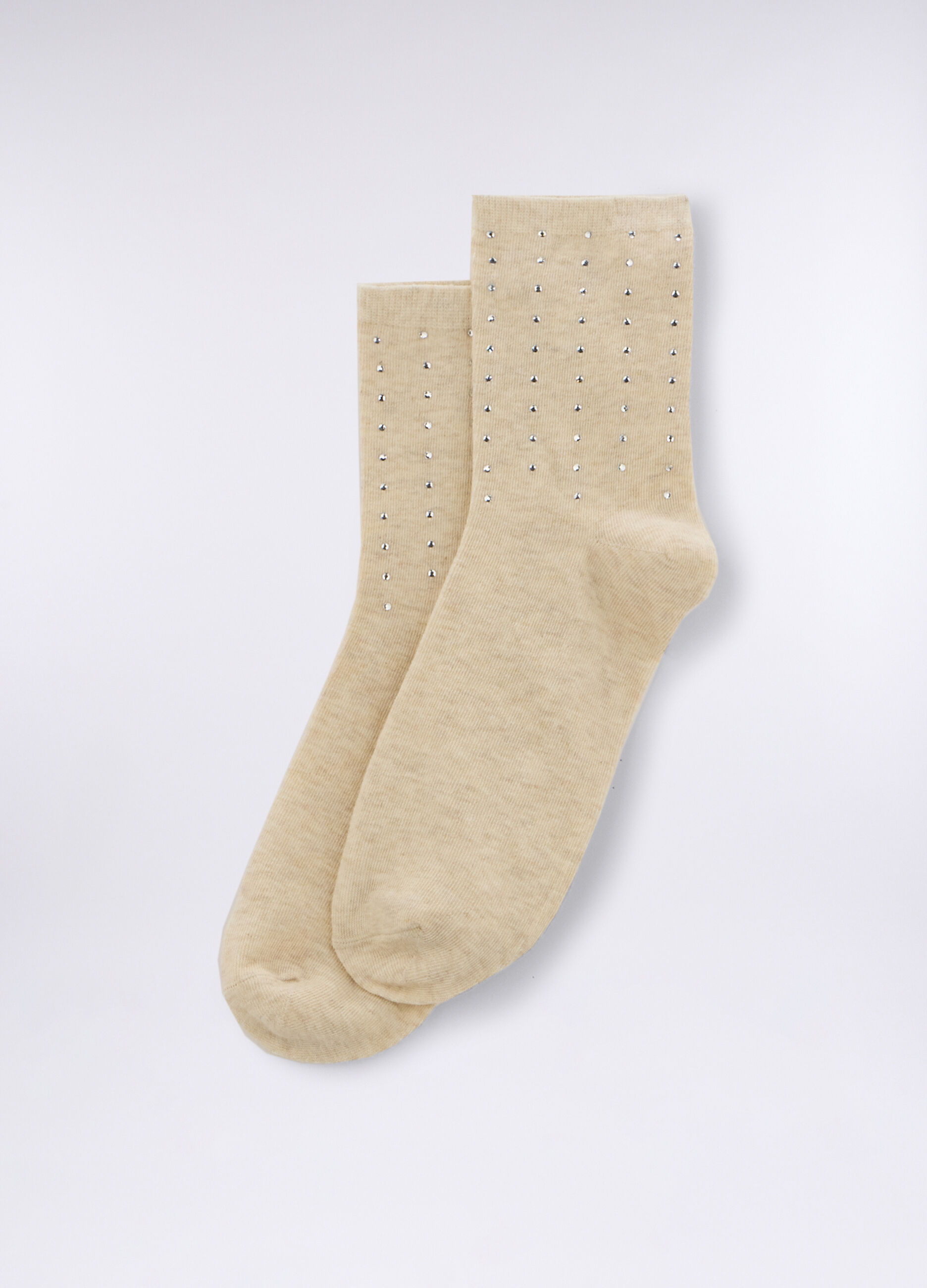 Calze corte in cotone stretch donna_0