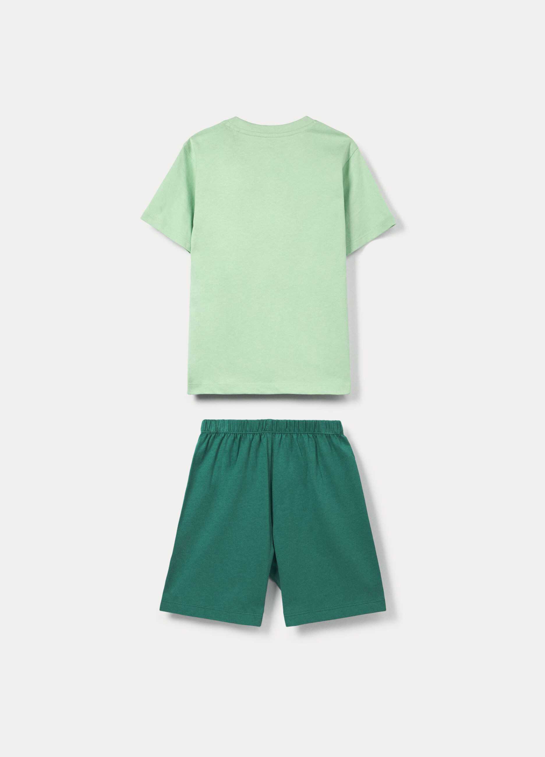 Set pigiama corto in jersey di puro cotone bambino_1