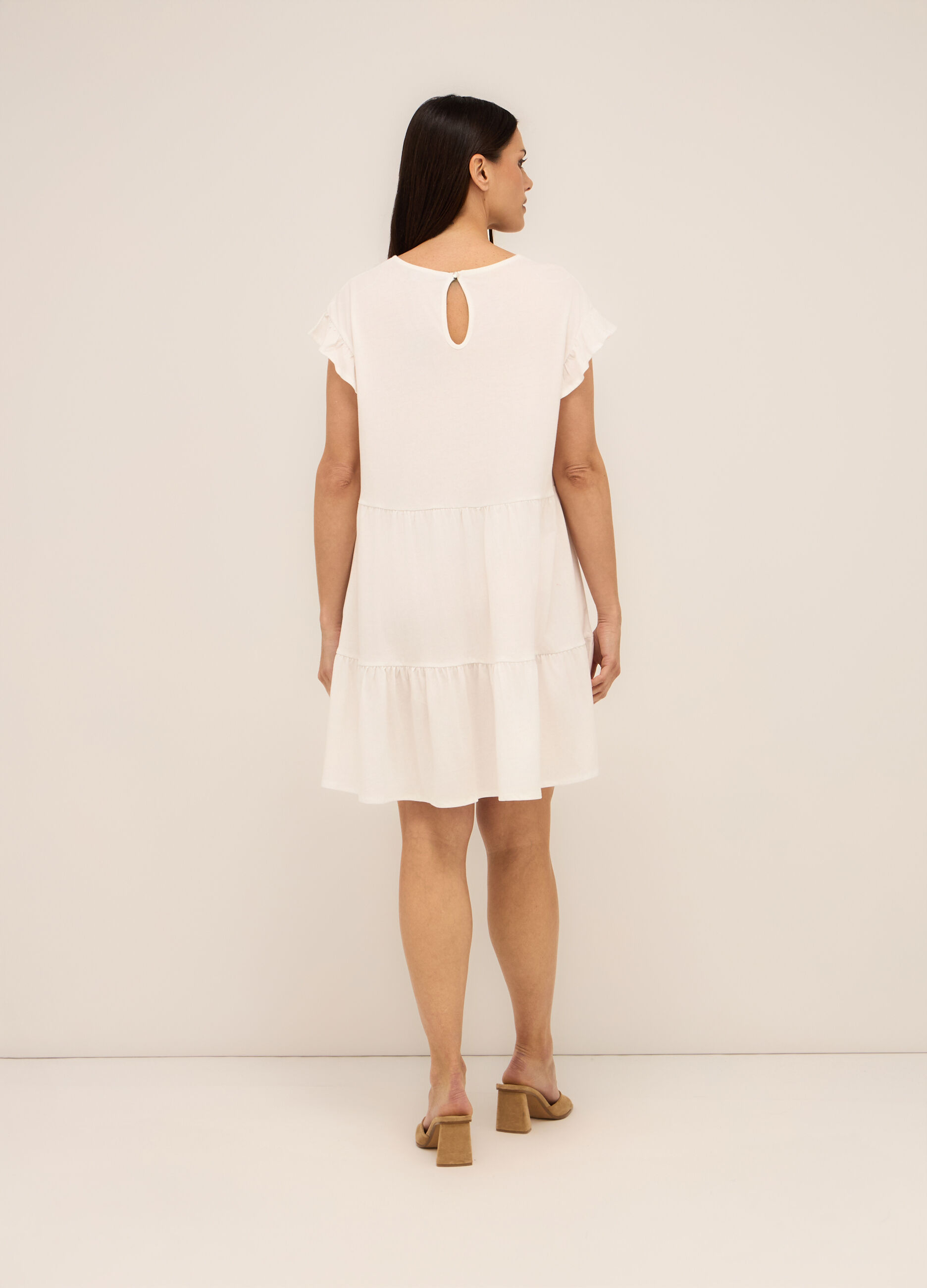 Abito in jersey di puro cotone donna_1