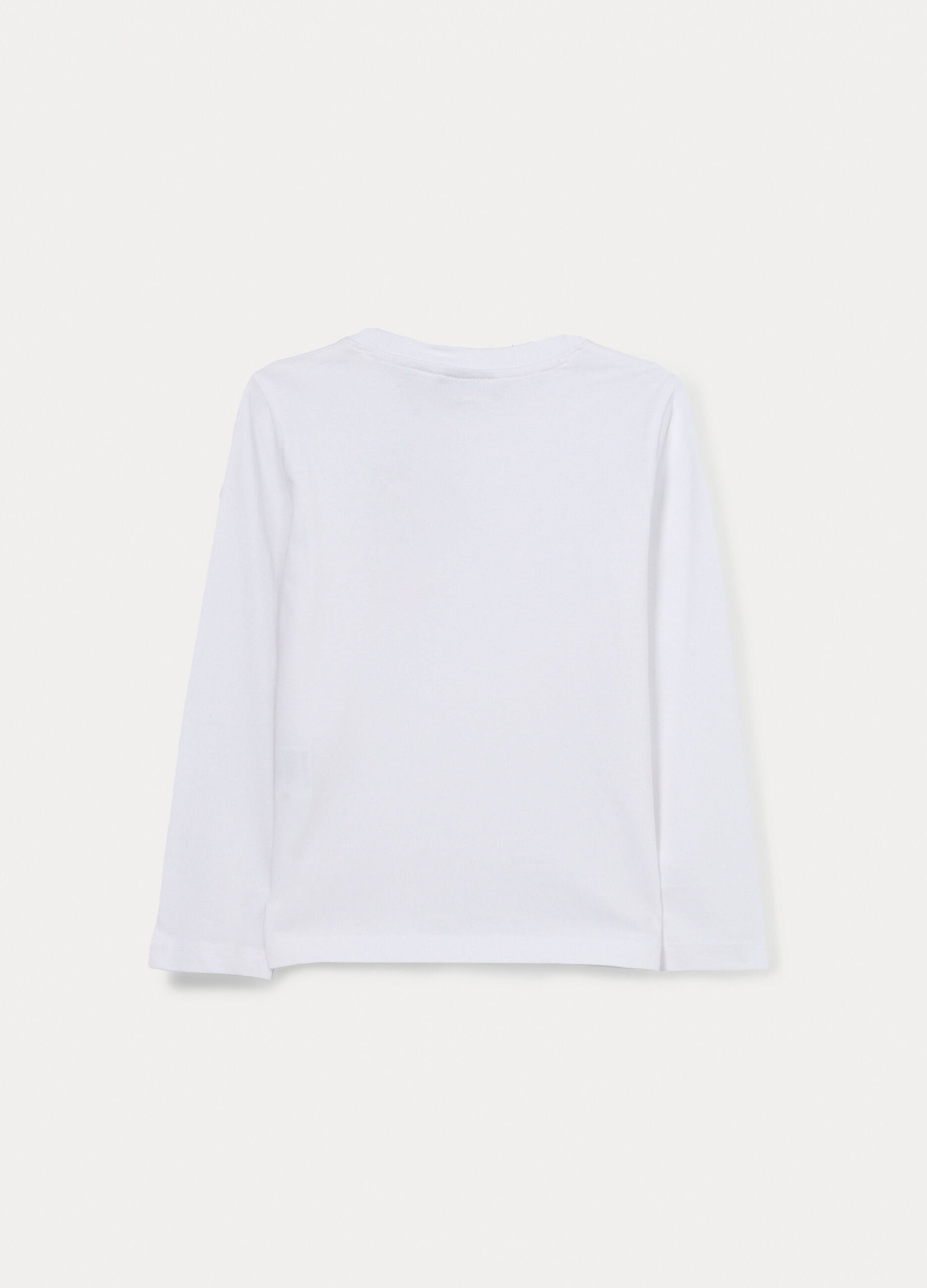 T-shirt girocollo in jersey bambina_1