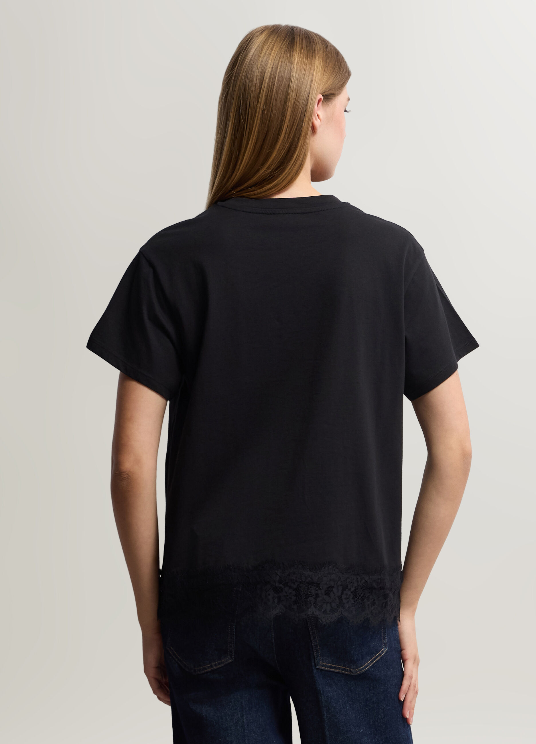 T-shirt girocollo donna_1