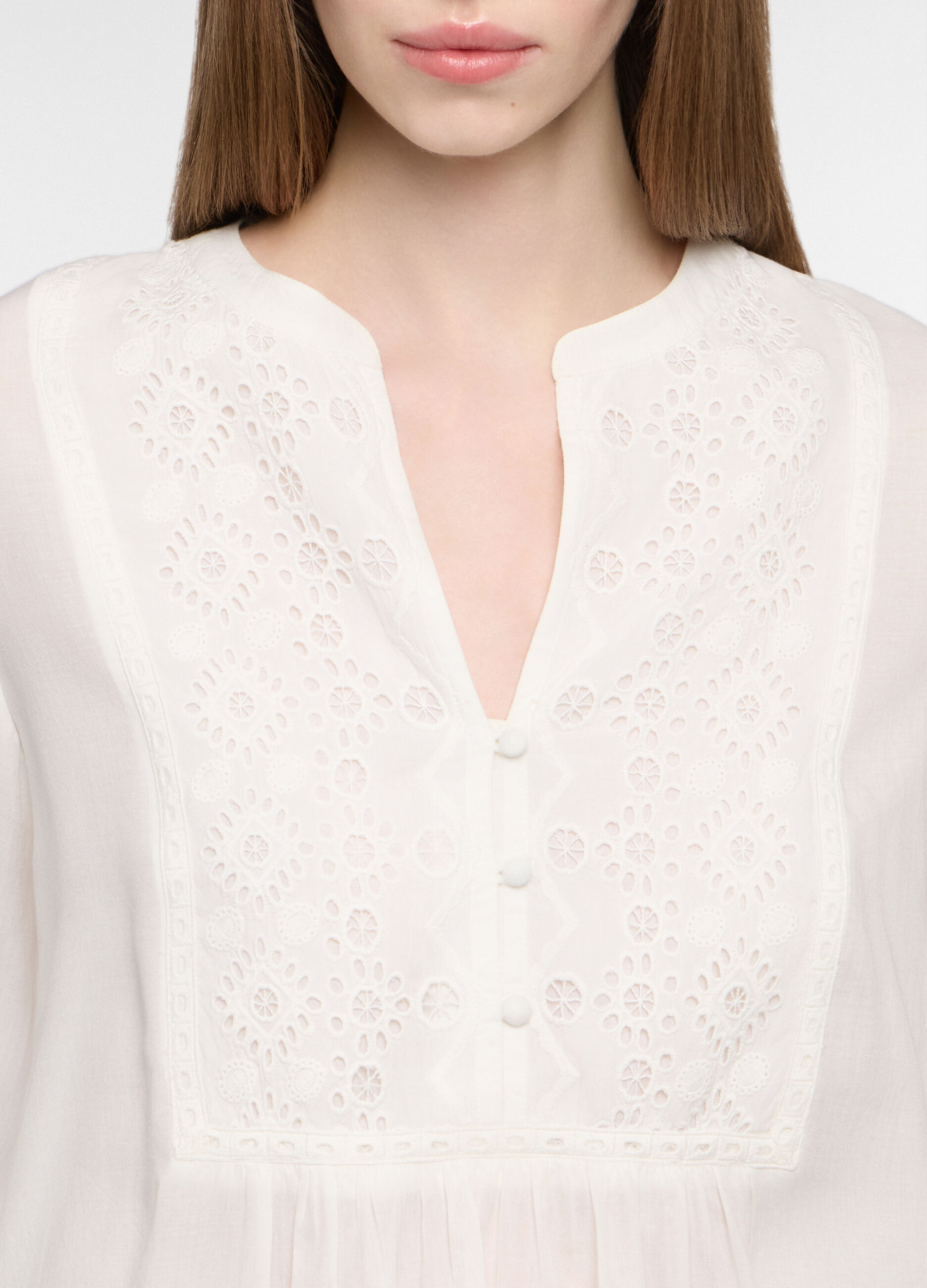 Blusa over fit in puro modal donna_2