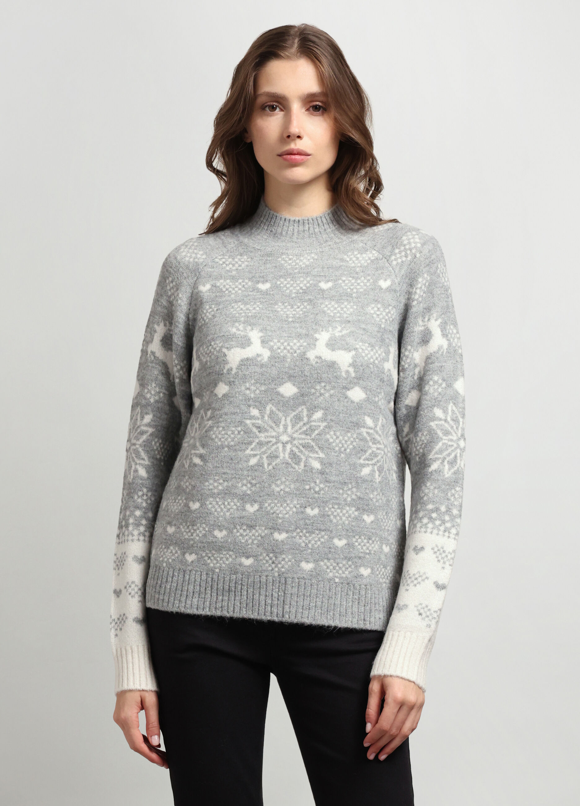 Tricot a collo alto donna_0