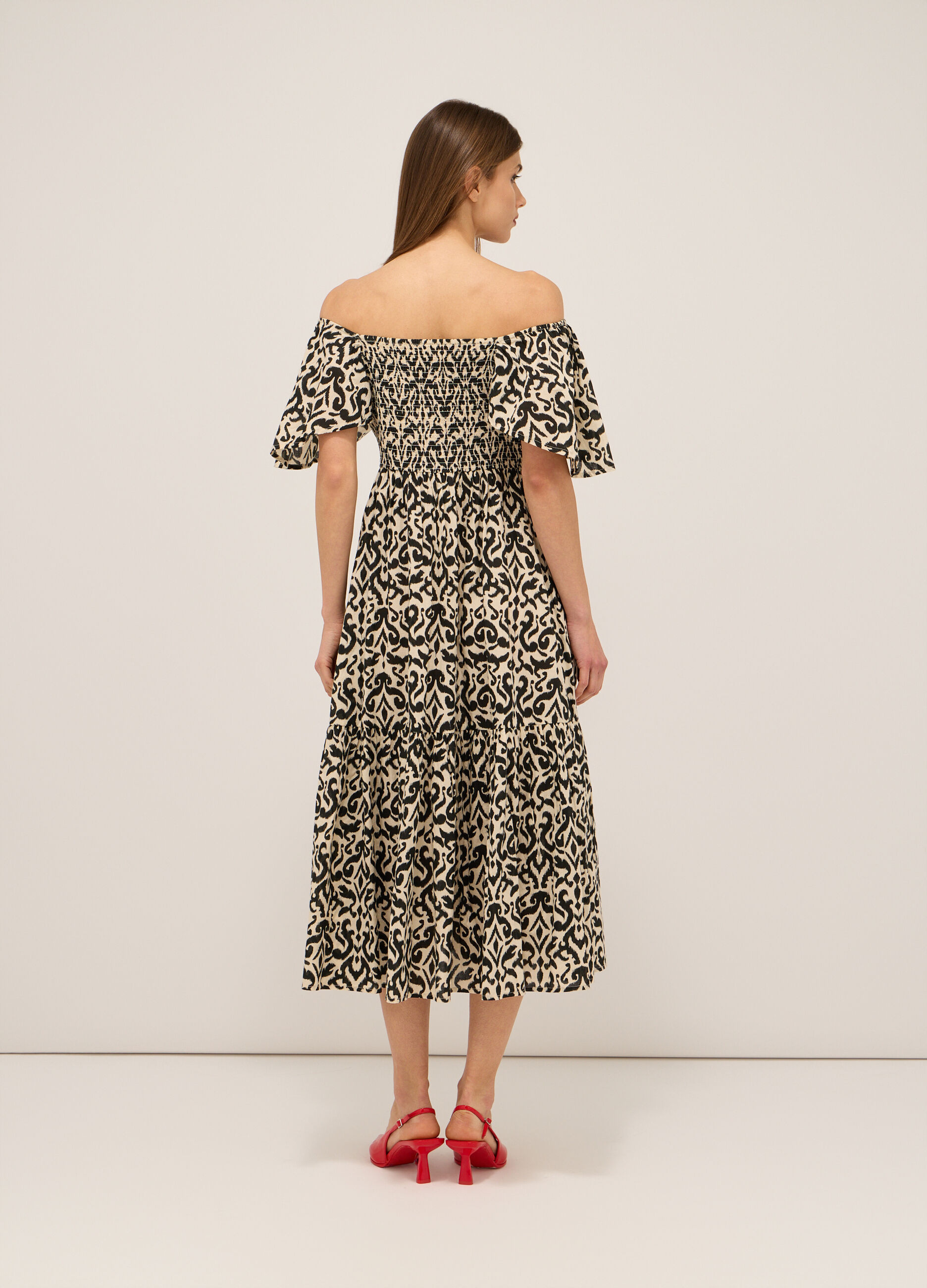 Abito lungo in puro cotone donna_1
