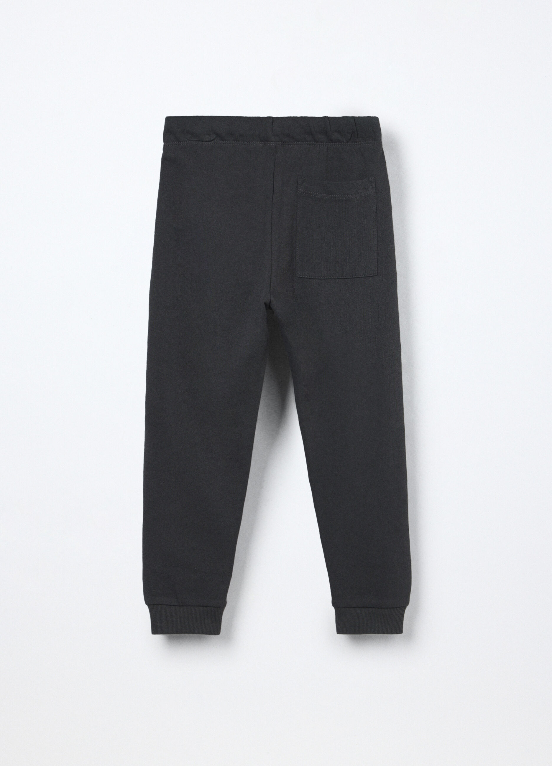 Jogger in french terry di puro cotone bambino_1