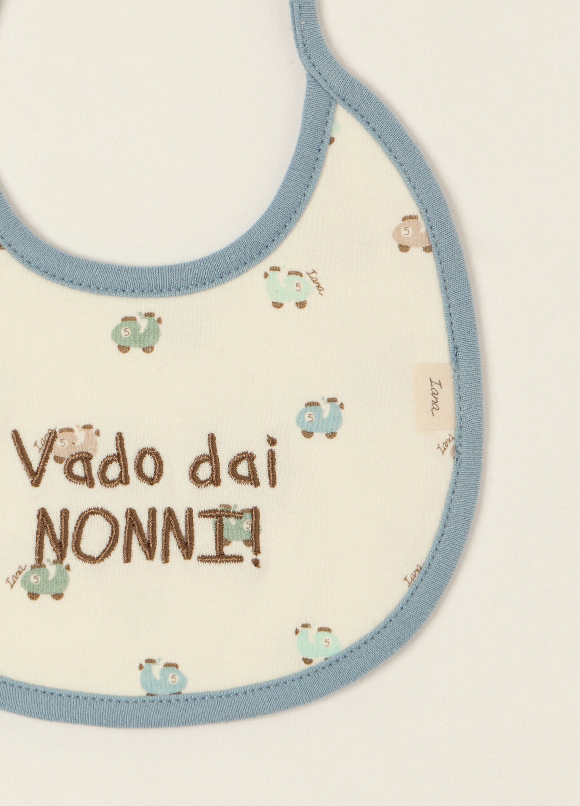 Bavette neonato in cotone organico multicolor_2