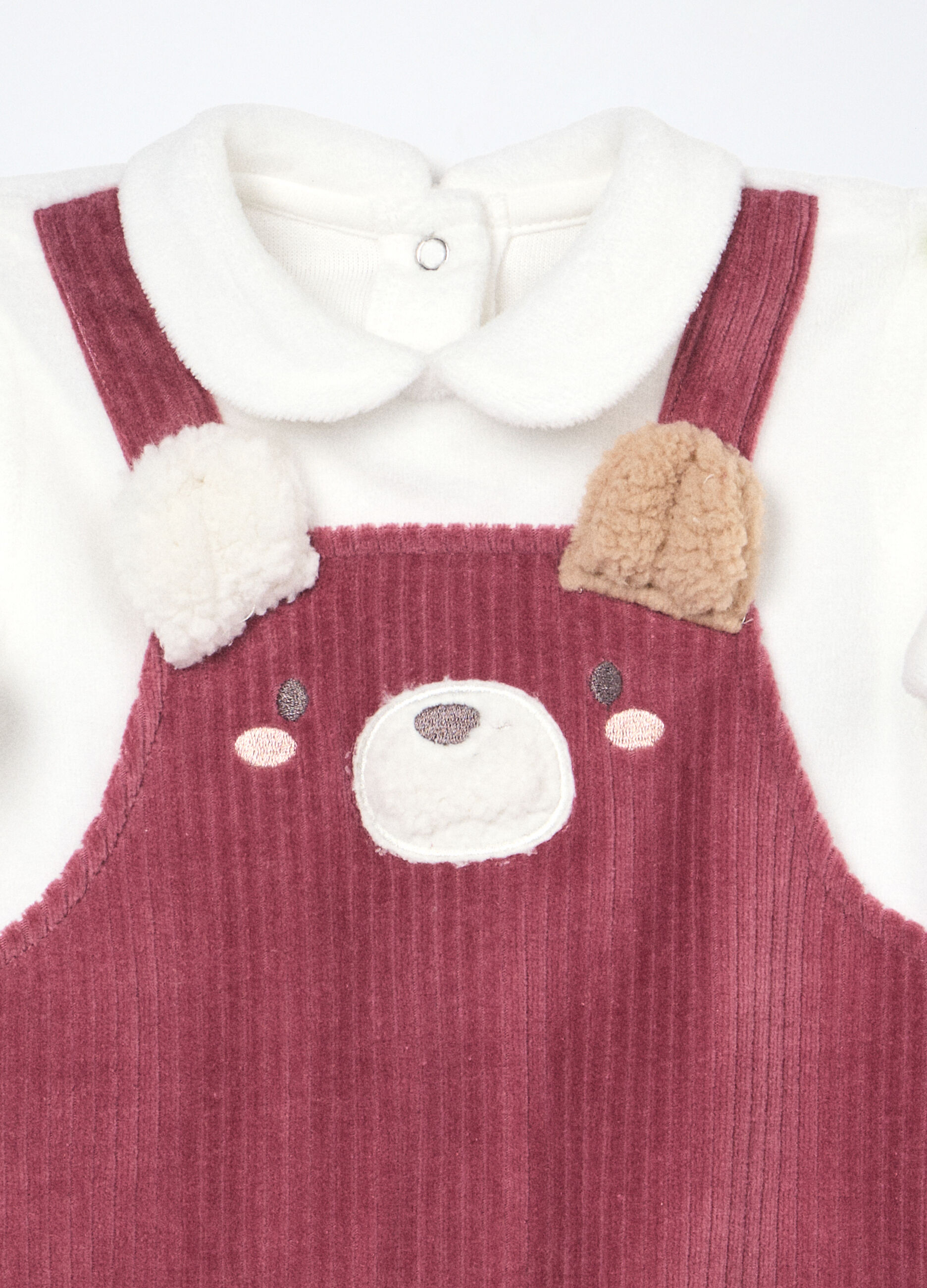 Tutina misto cotone velour neonata_2