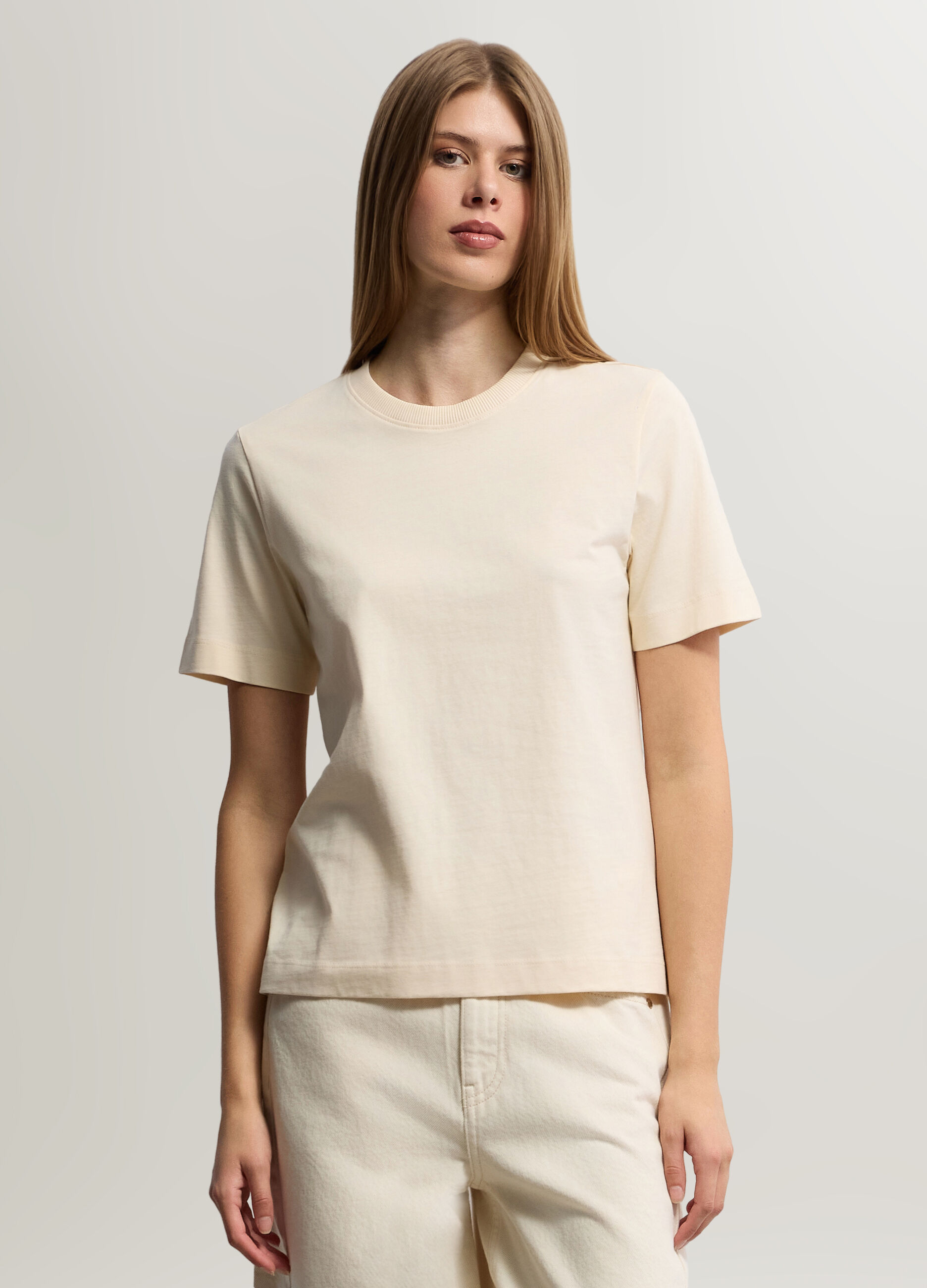 T-shirt girocollo donna_0