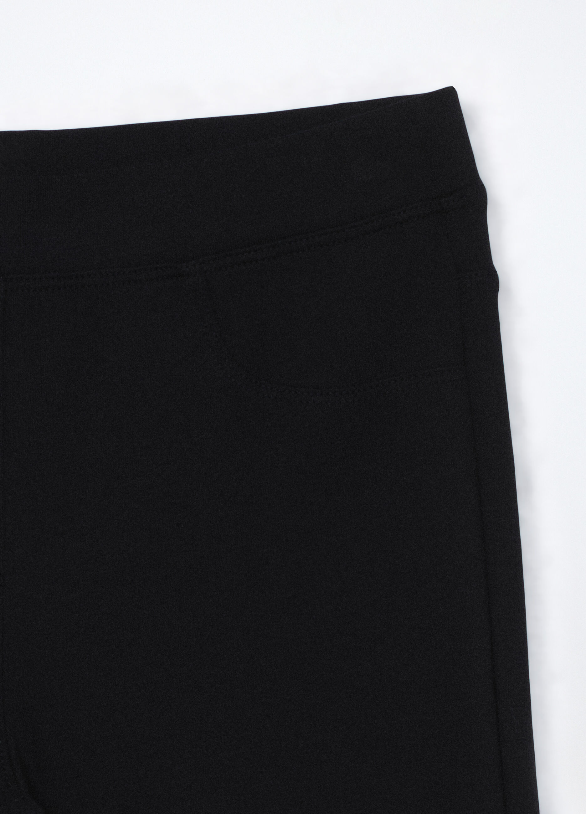 Treggings in french terry di cotone stretch bambina