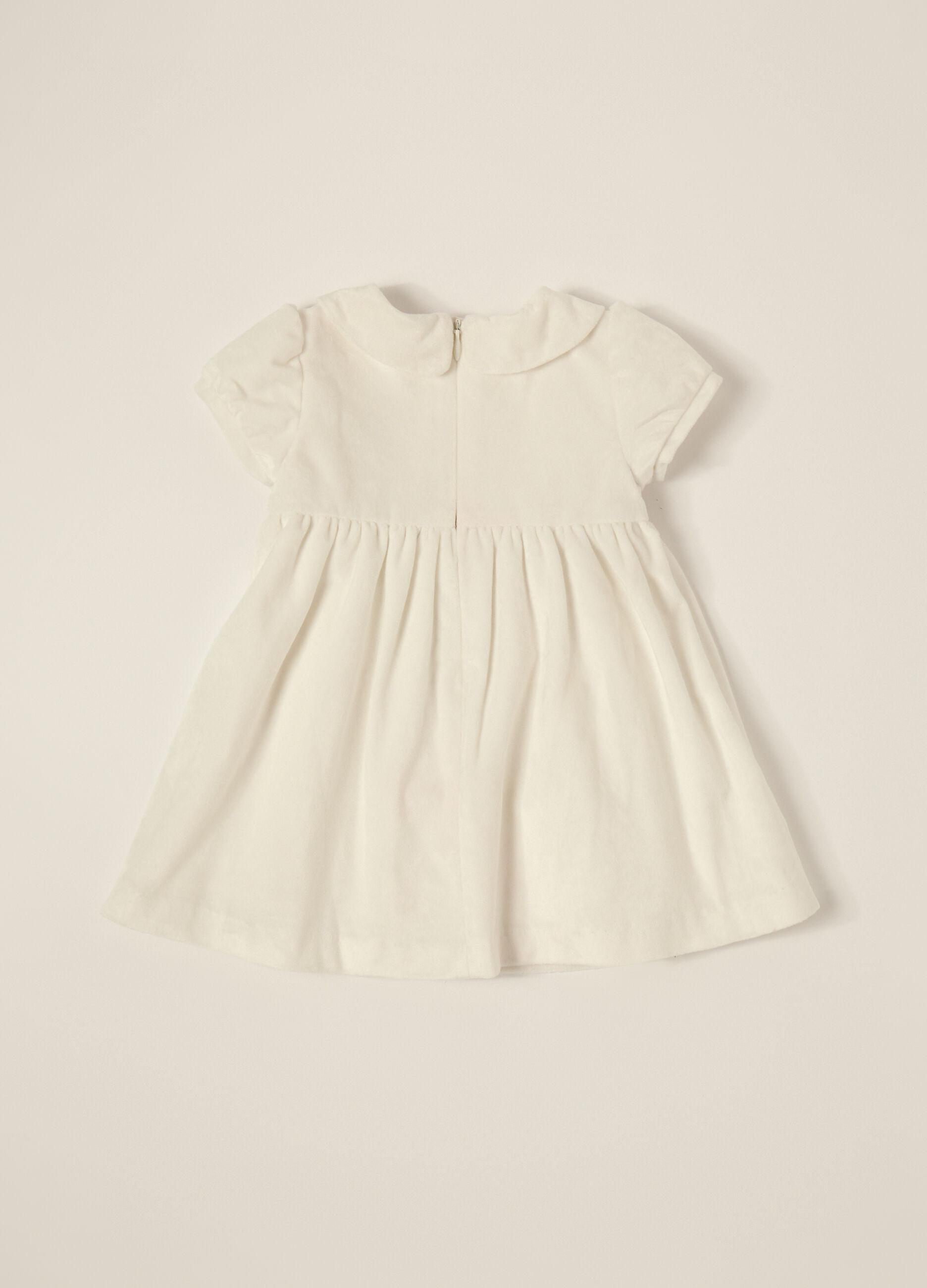 Vestito velour IANA neonata_1