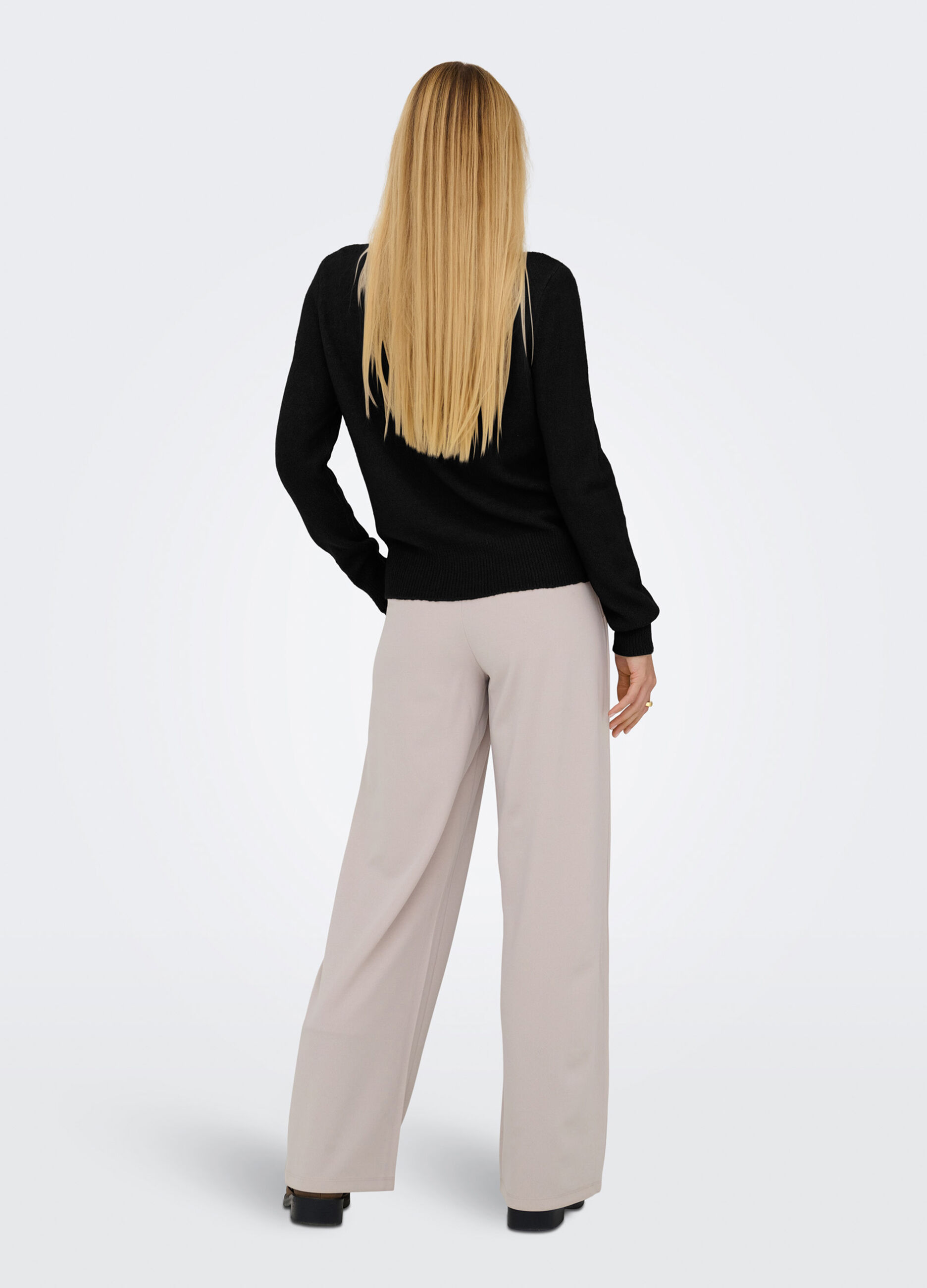 Tricot con paillettes applicate donna_1