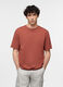 T-shirt girocollo in cotone con stampa uomo_0