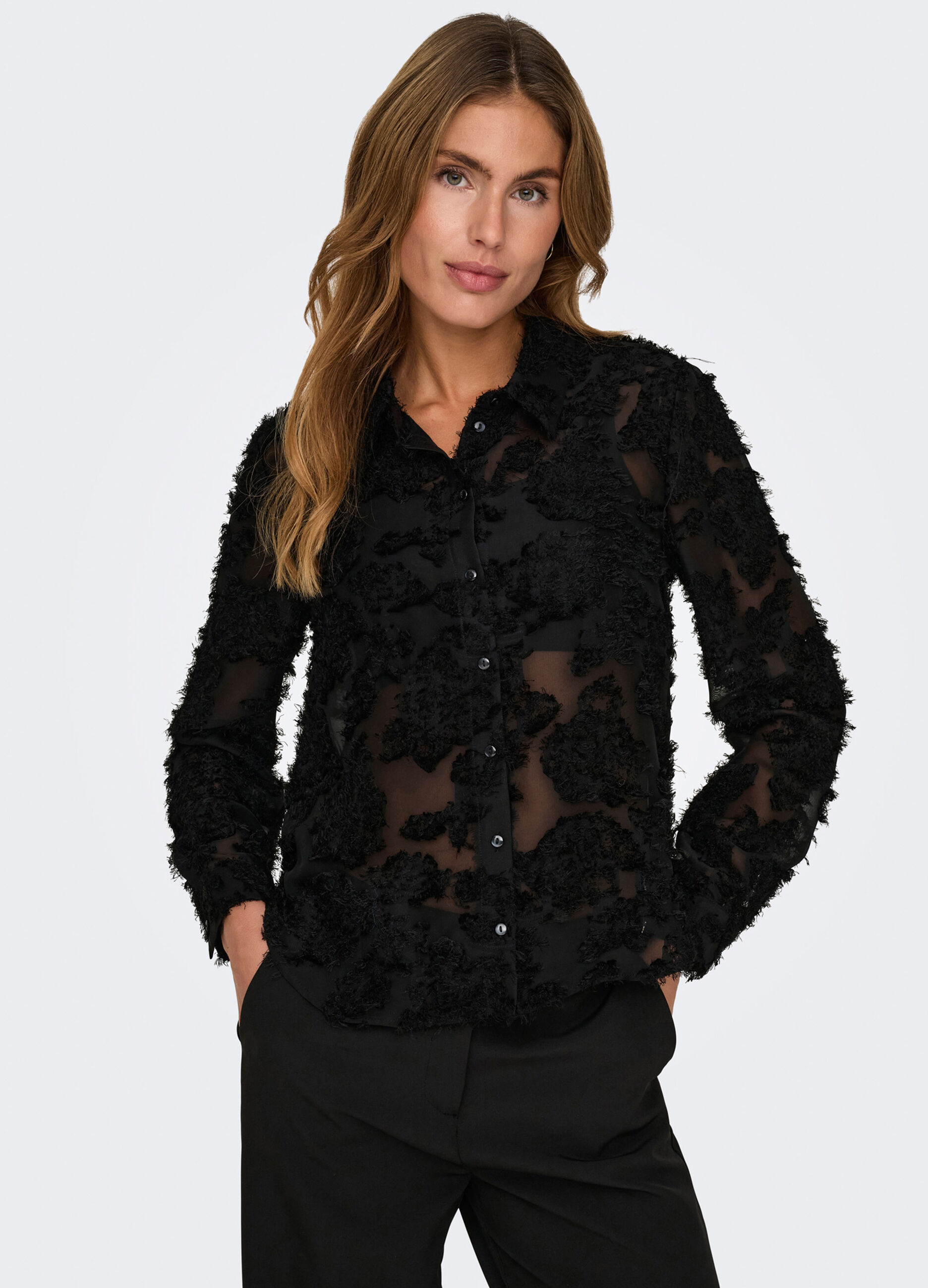 Camicia con lavorazione donna_3