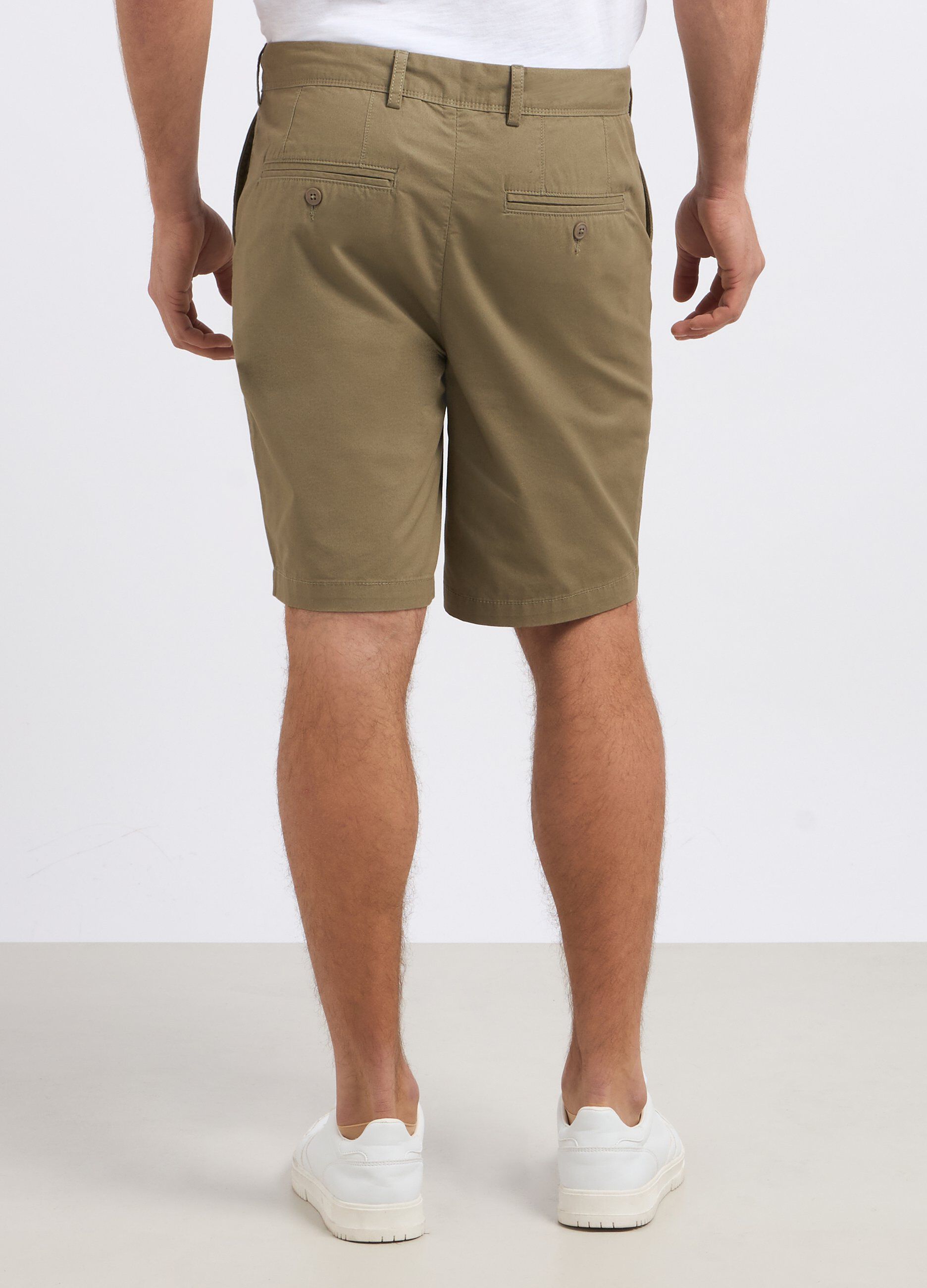 Shorts chino in puro cotone uomo_2