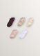 Pack 5 calze corte in misto cotone stretch donna_0