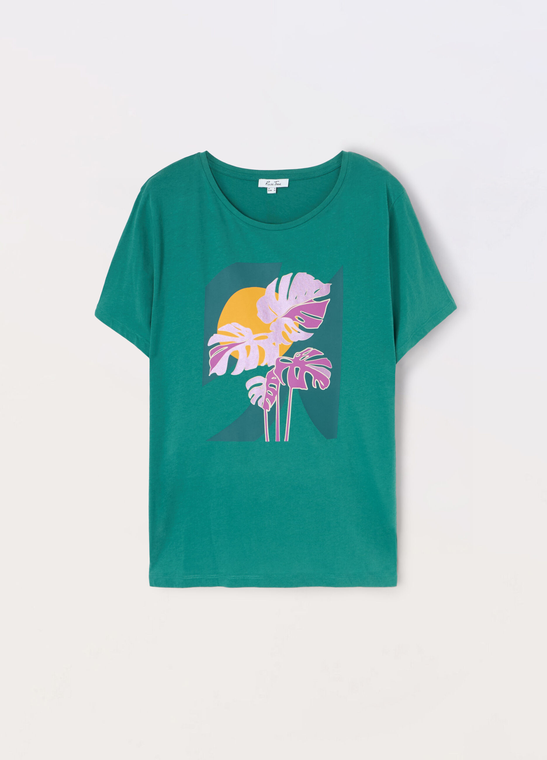 T-shirt in jersey di puro cotone donna curvy_0