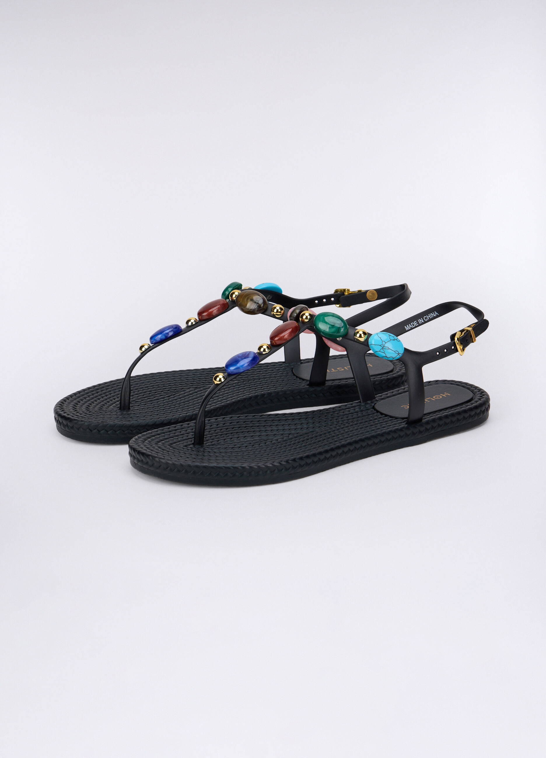 Sandali con applicazioni donna_0