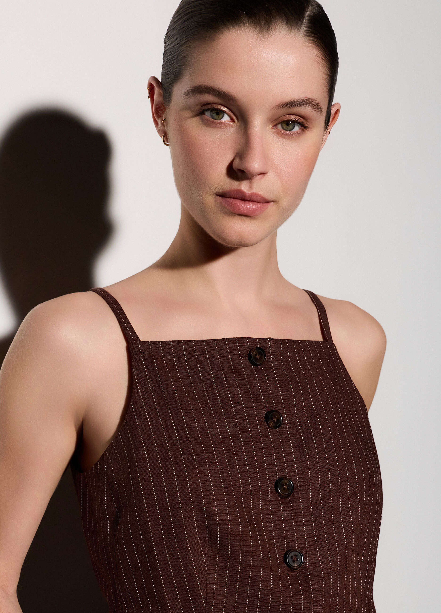 Gilet con scollo dritto donna_3