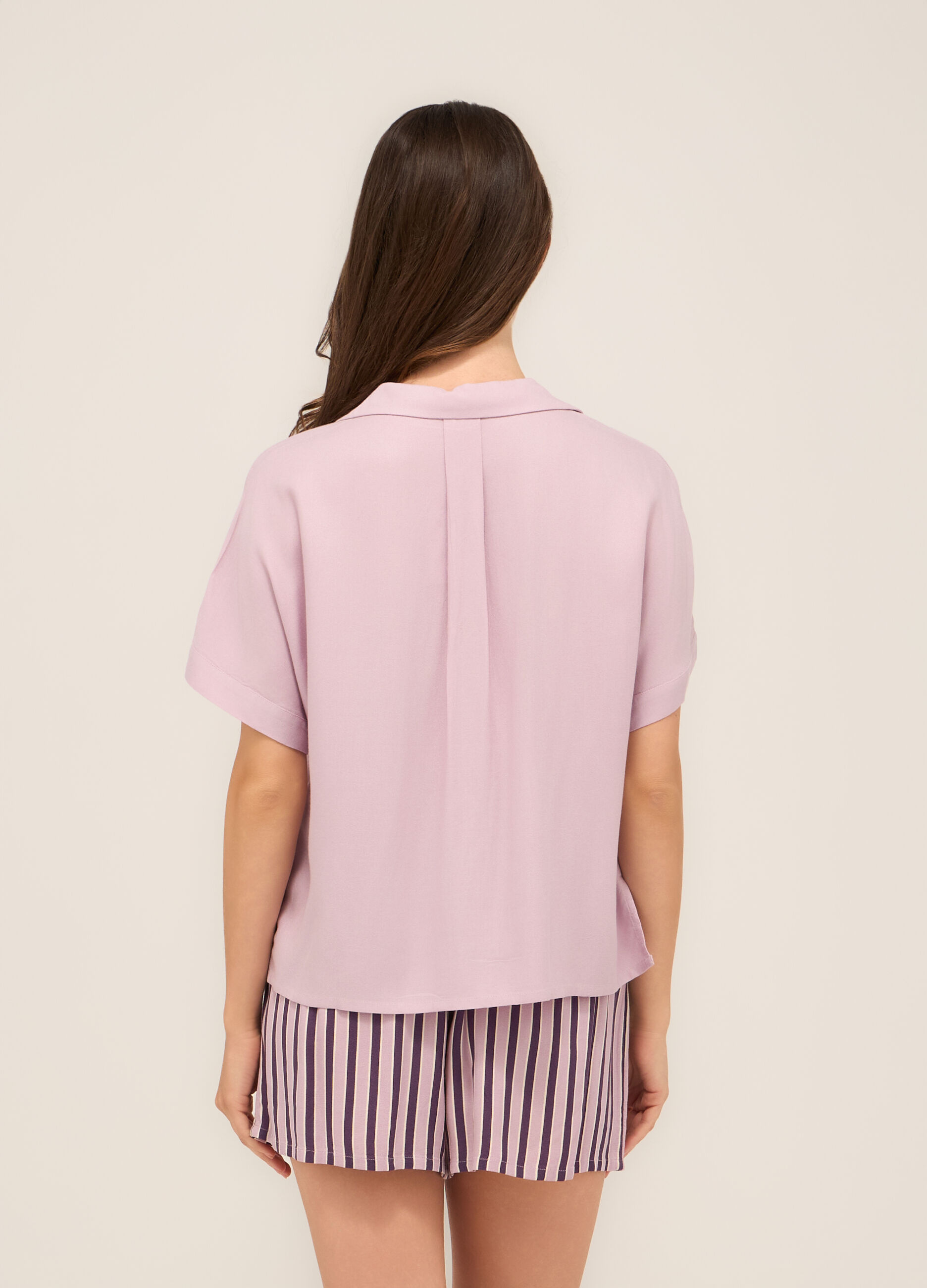 Top pigiama in pura viscosa donna_1