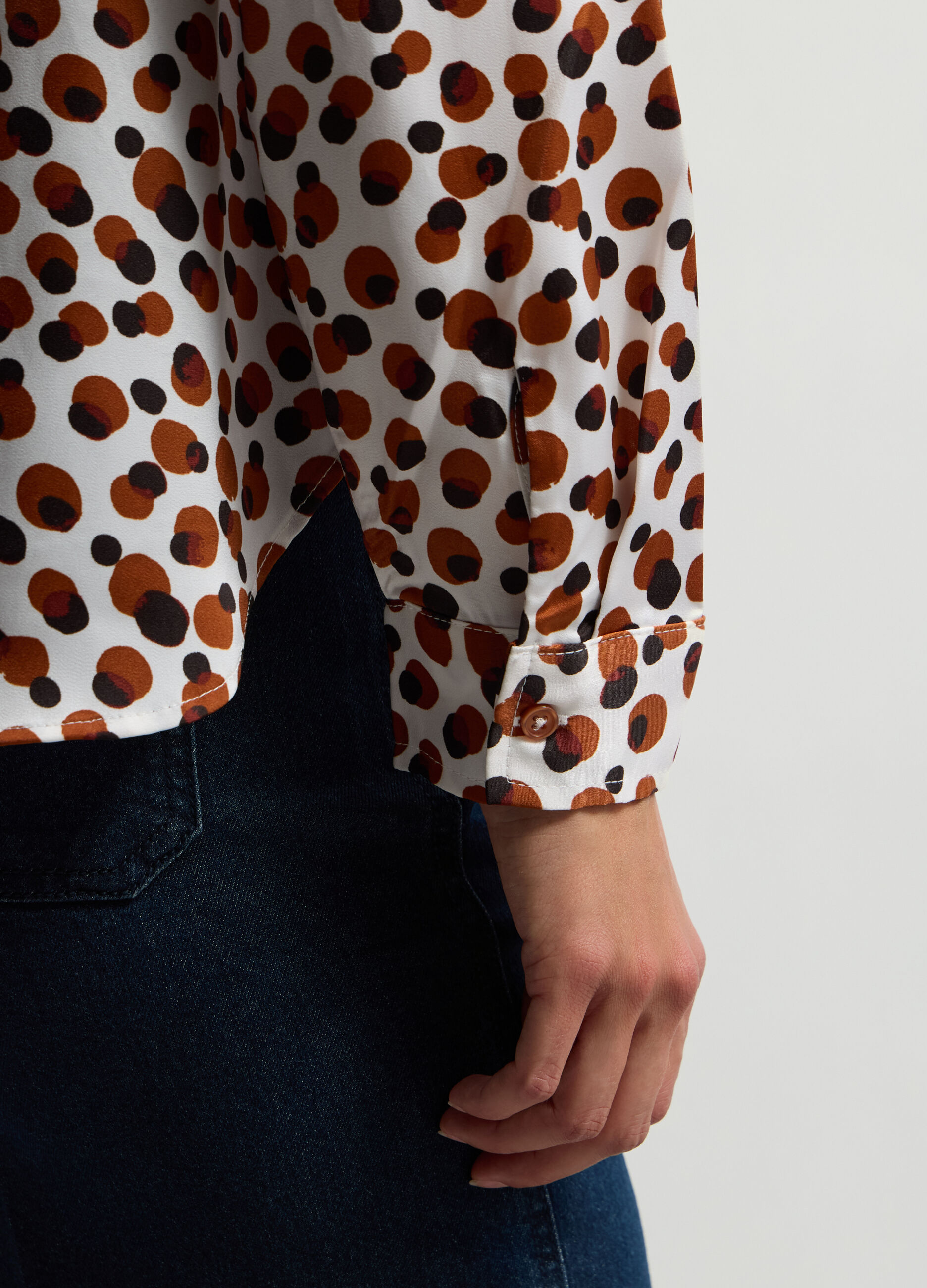 Blusa Fit Regular girocollo donna_2