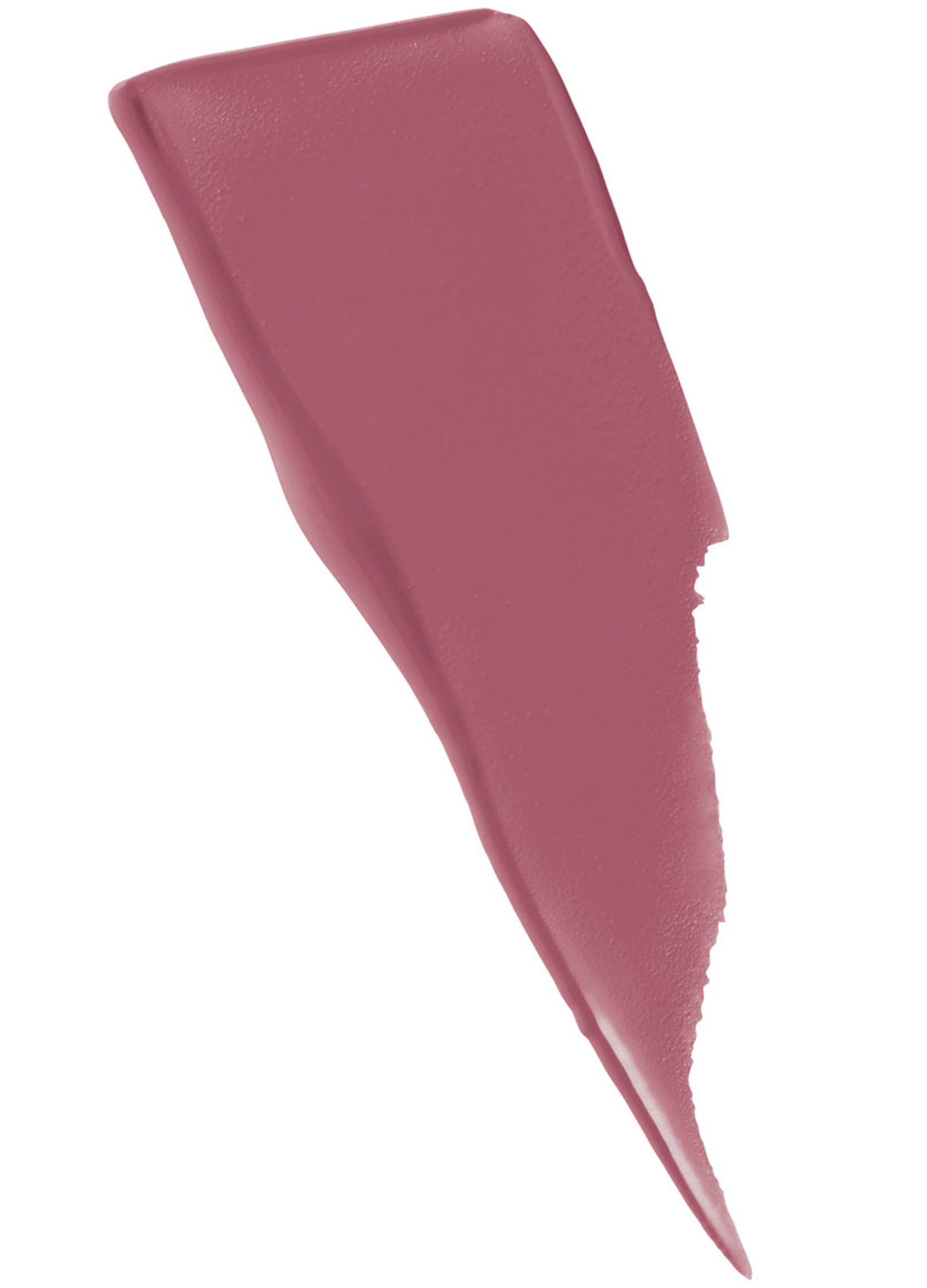 Maybelline New York Tinta Labbra SuperStay Matte Ink, Rossetto Matte Liquido a Lunga Tenuta, Lover (15), 5 ml.