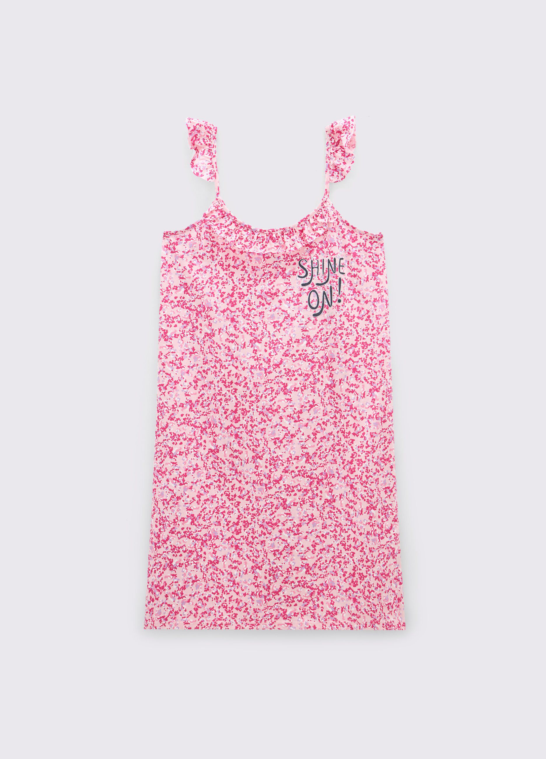 Camicia da notte in puro cotone donna_0