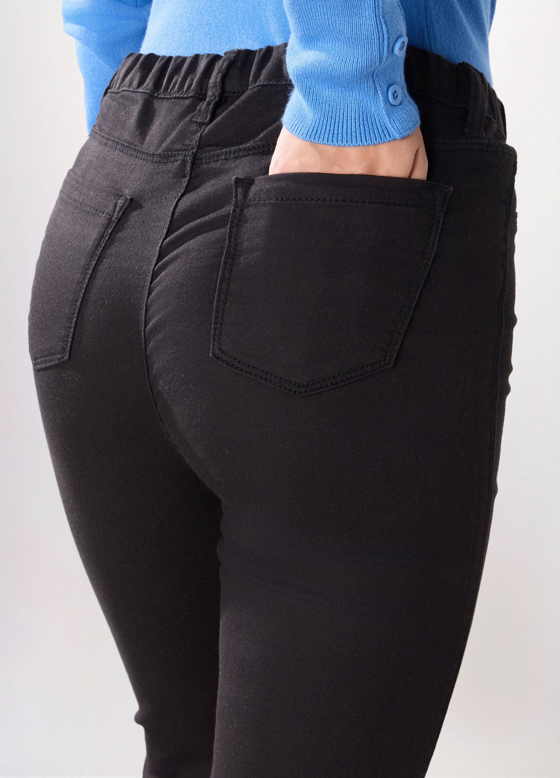 Treggings in misto cotone stretch donna_2