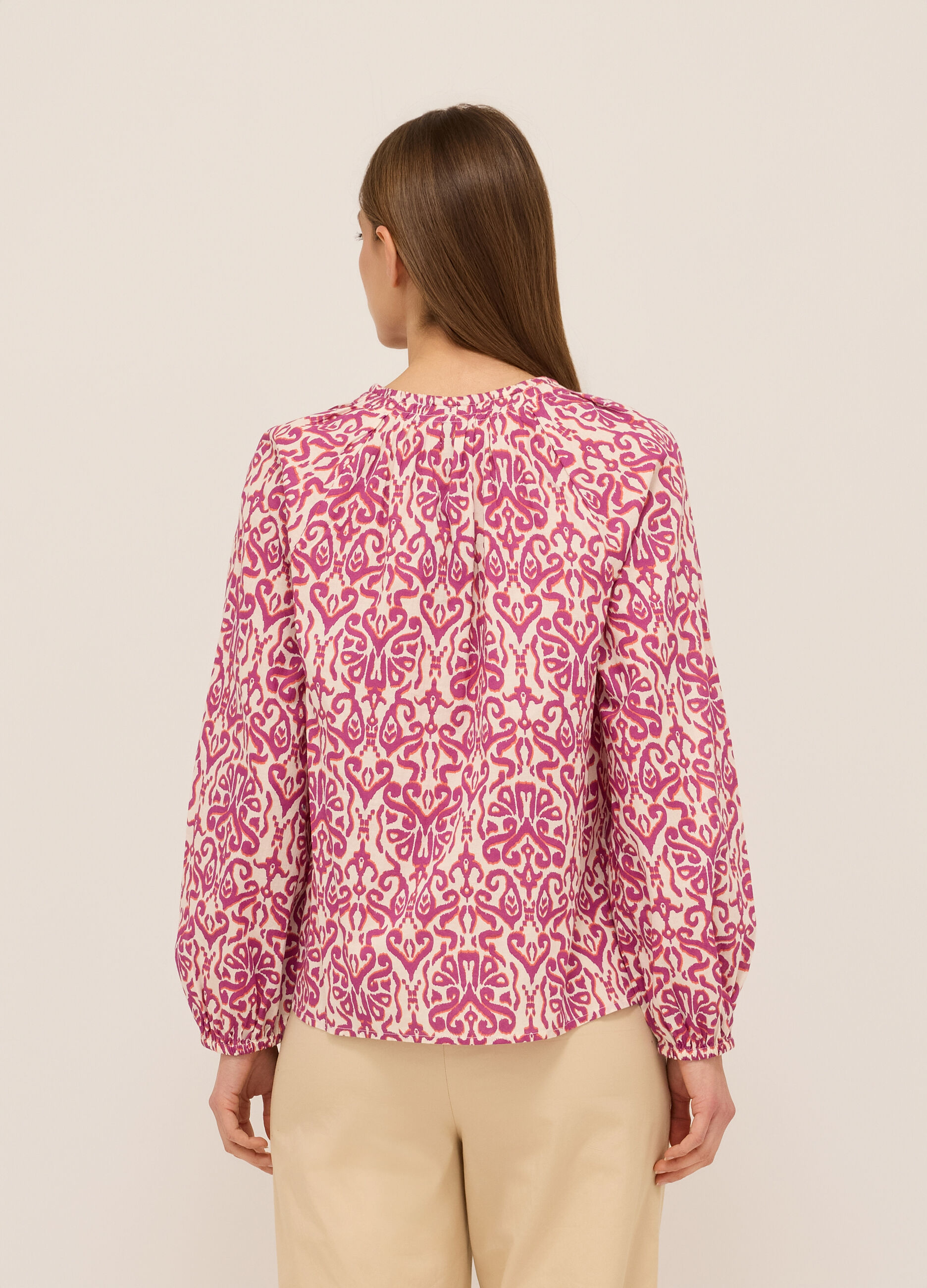 Blusa in puro cotone donna_1