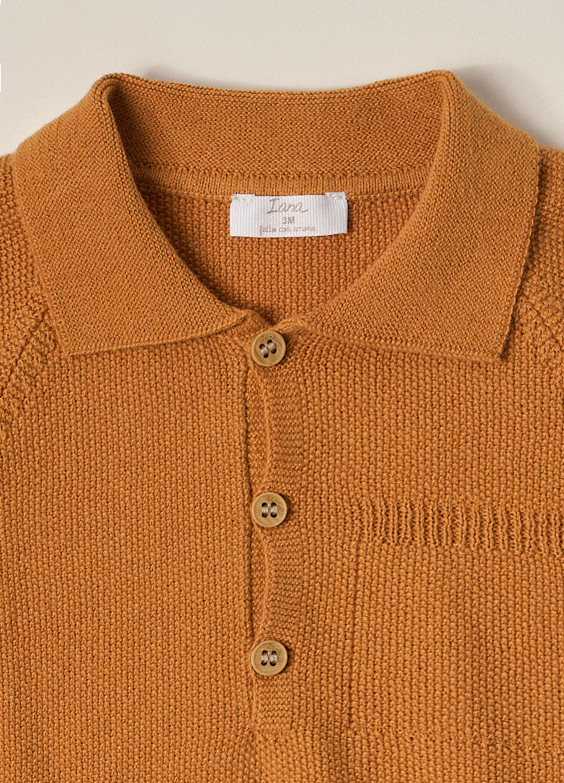 Polo tricot in puro cotone IANA neonato_2