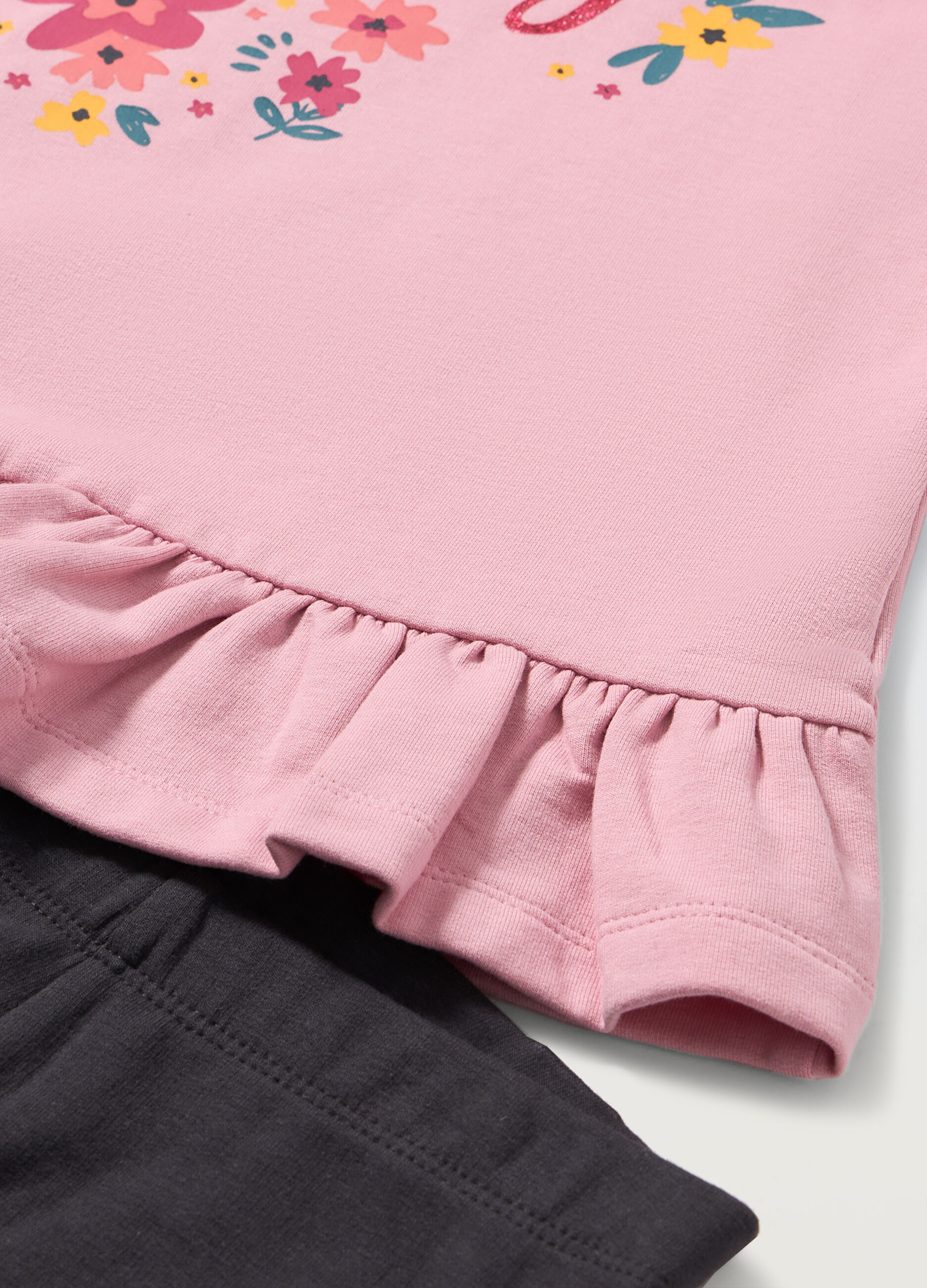 Jogging set in cotone stretch bambina_1