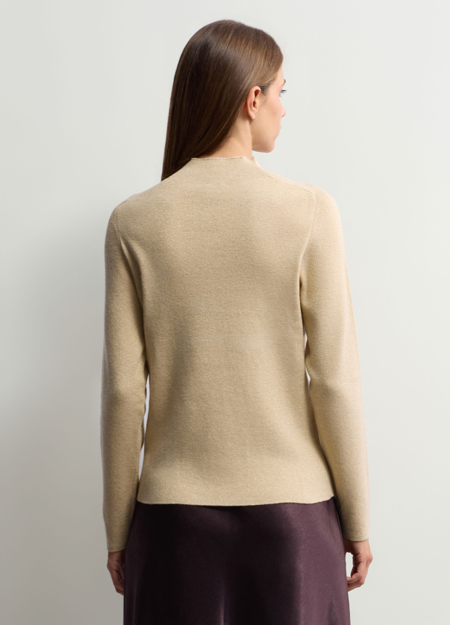 Lupetto Fitted in costina donna_1