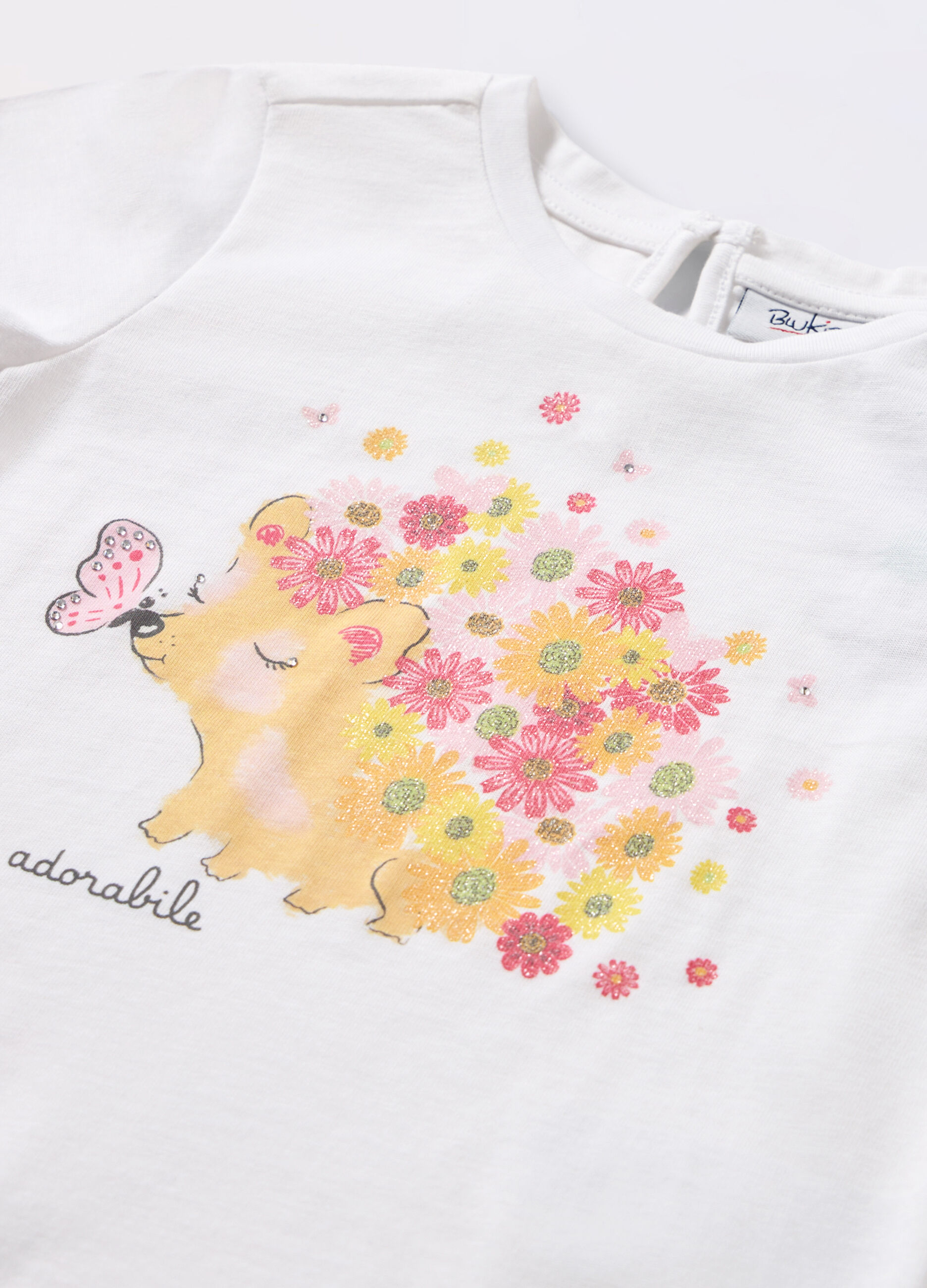 T-shirt in jersey di puro cotone neonata_1