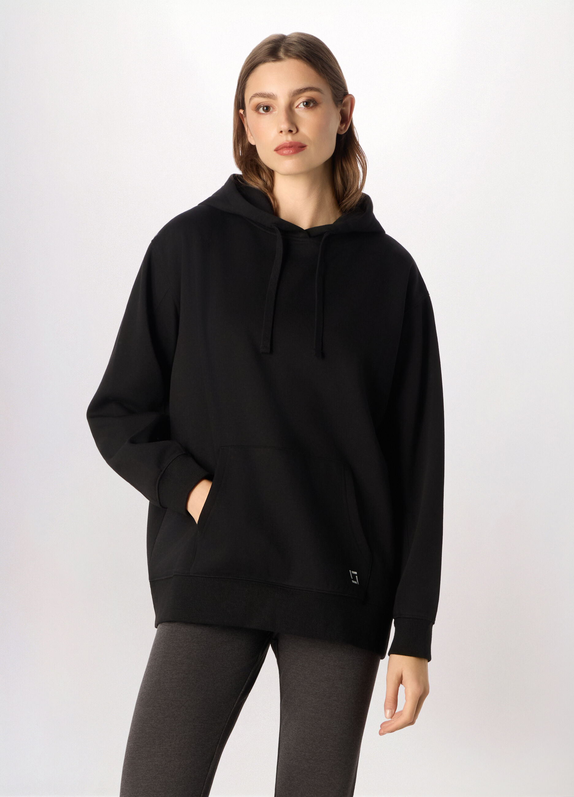 Felpa misto cotone donna_0