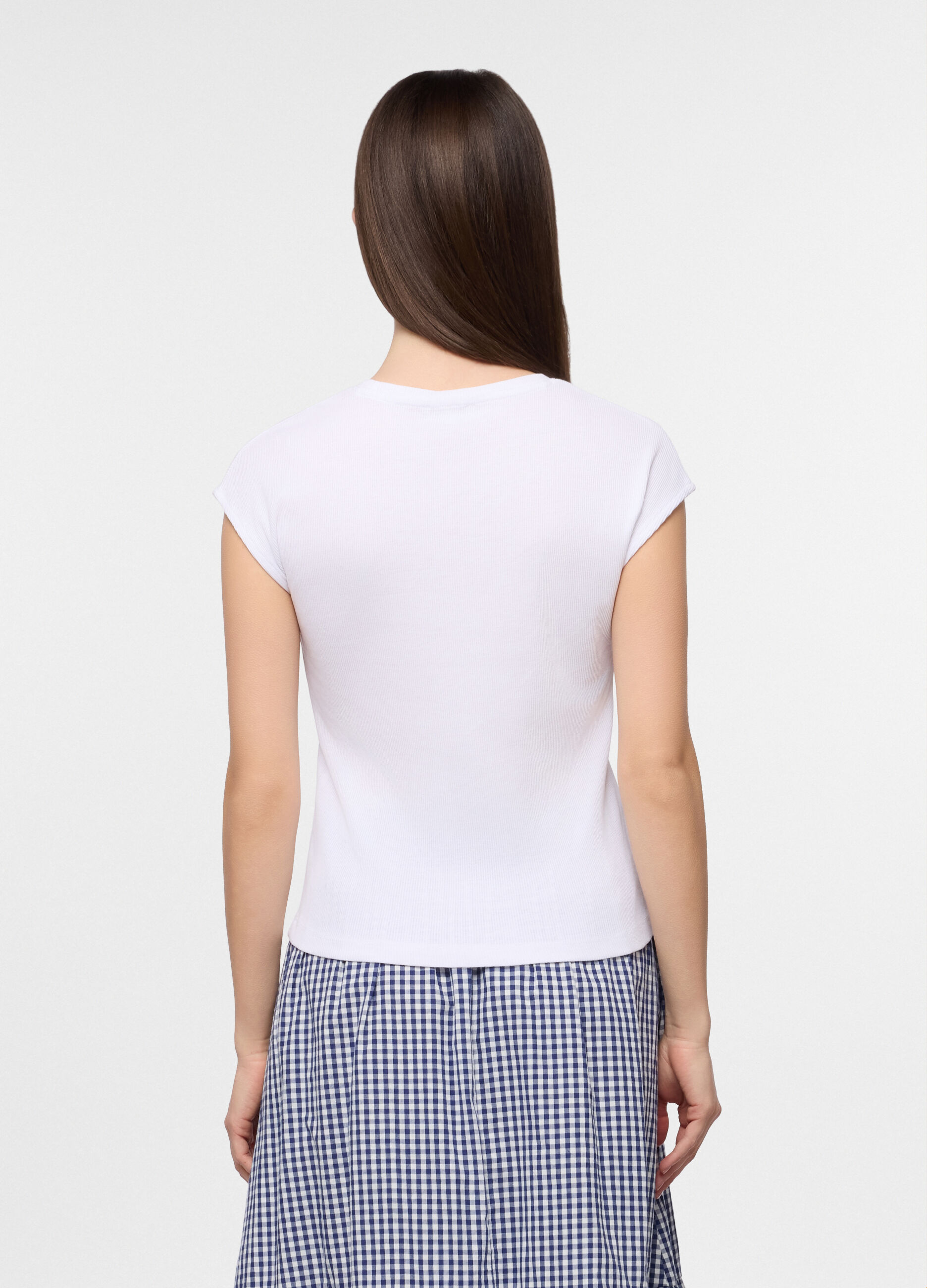 T-shirt girocollo donna_1