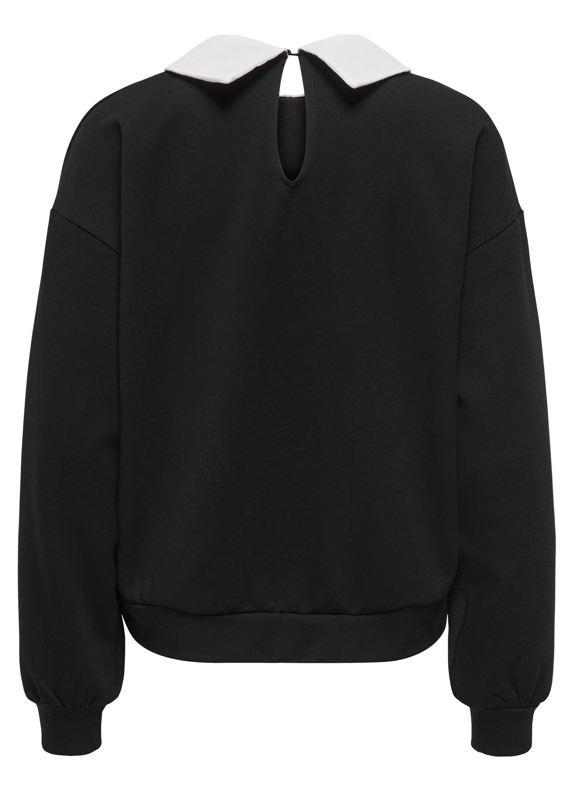 Felpa con inserto camicia donna_4