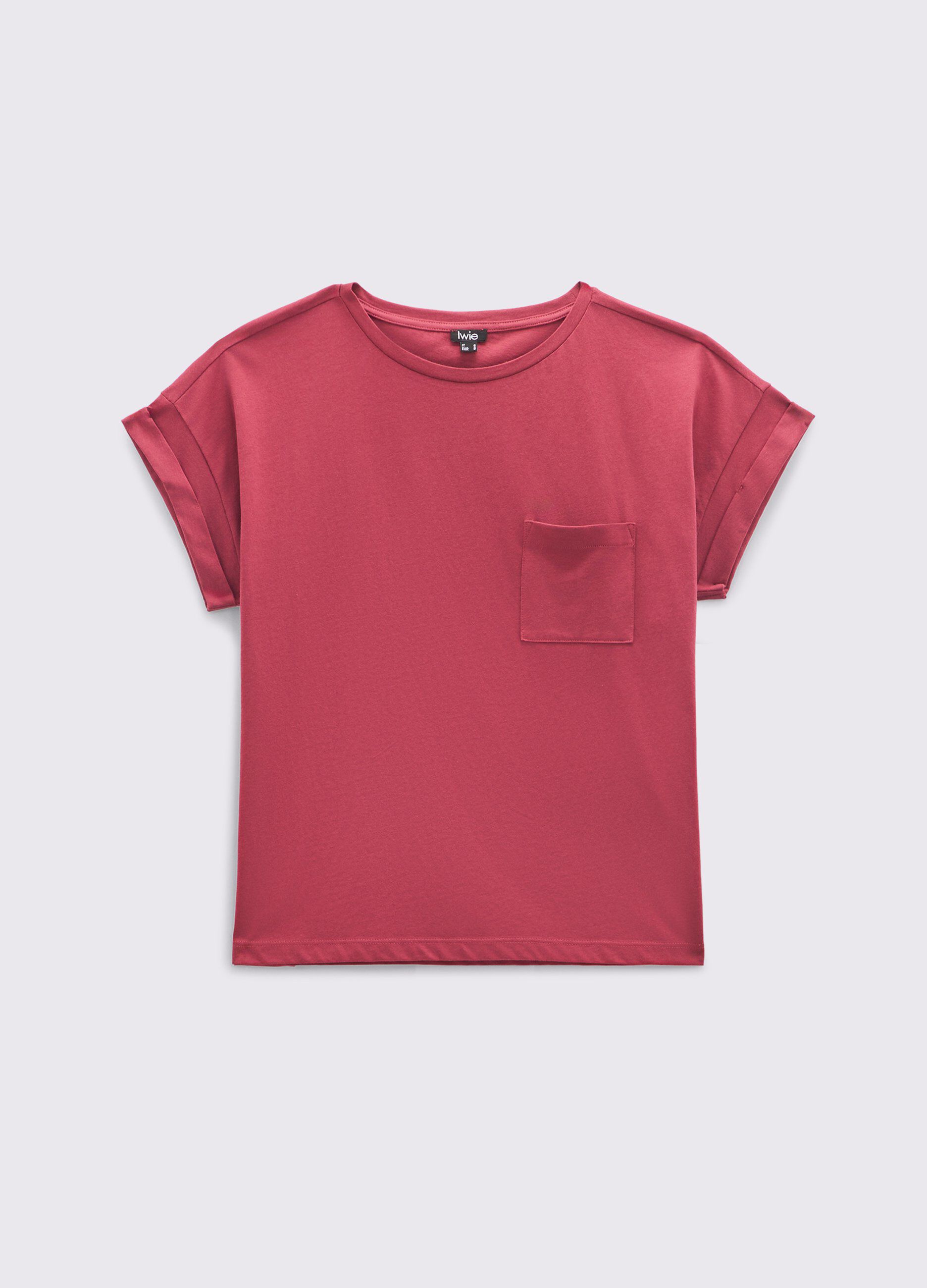 T-shirt in puro cotone donna_0