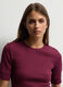 T-shirt Fitted girocollo stretch donna_2